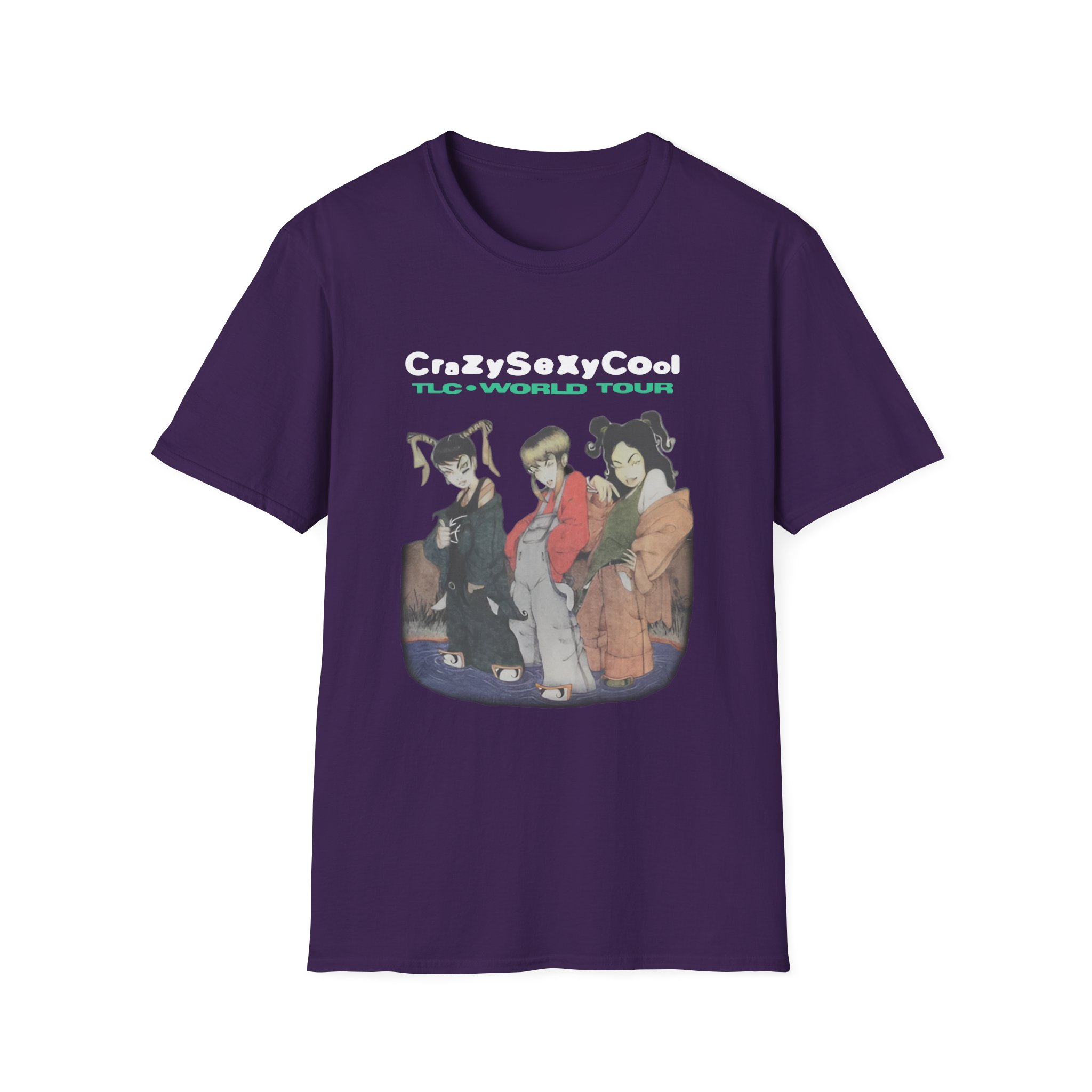 TLC CrazySexyCool Anime Unisex Softstyle T-Shirt