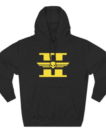 Helldivers Fan Icon Three-Panel Fleece Hoodie