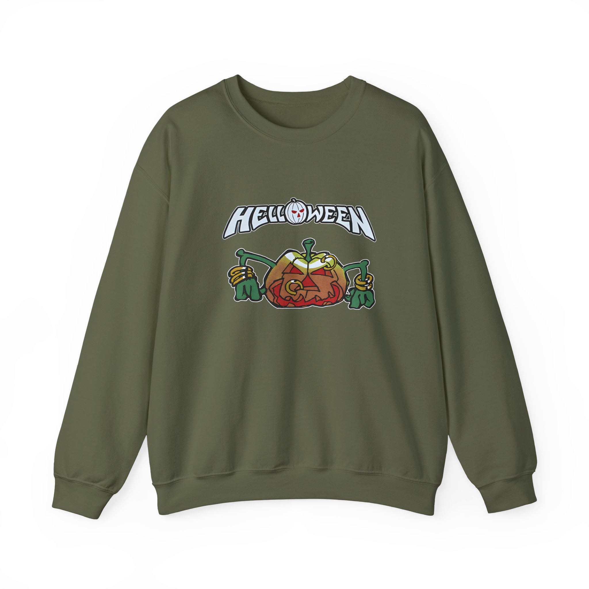 Helloween Rings Pumpkin Unisex Heavy Blendâ„¢ Crewneck Sweatshirt