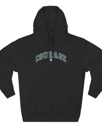 Couragejd Three-Panel Fleece Hoodie