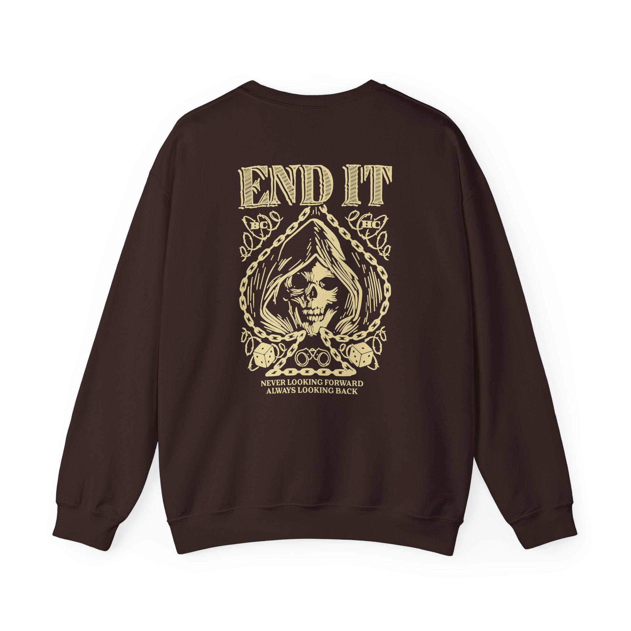 End It Spade Reaper Unisex Heavy Blendâ„¢ Crewneck Sweatshirt