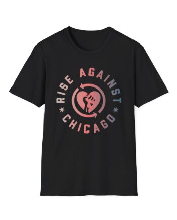 Rise Against Chicago Heartfist Unisex Softstyle T-Shirt