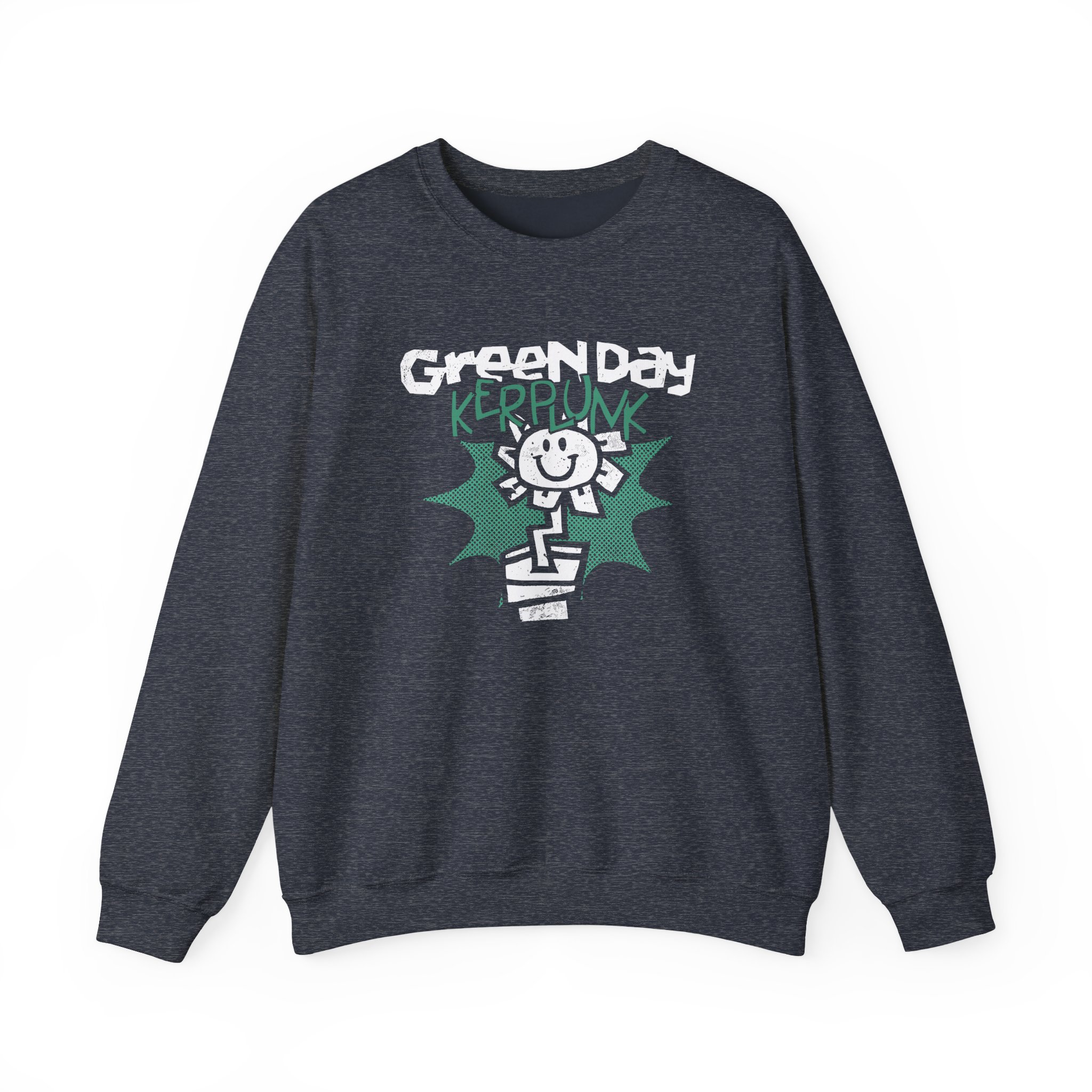 Green Day Kerplunk Vintage Flower Unisex Heavy Blendâ„¢ Crewneck Sweatshirt