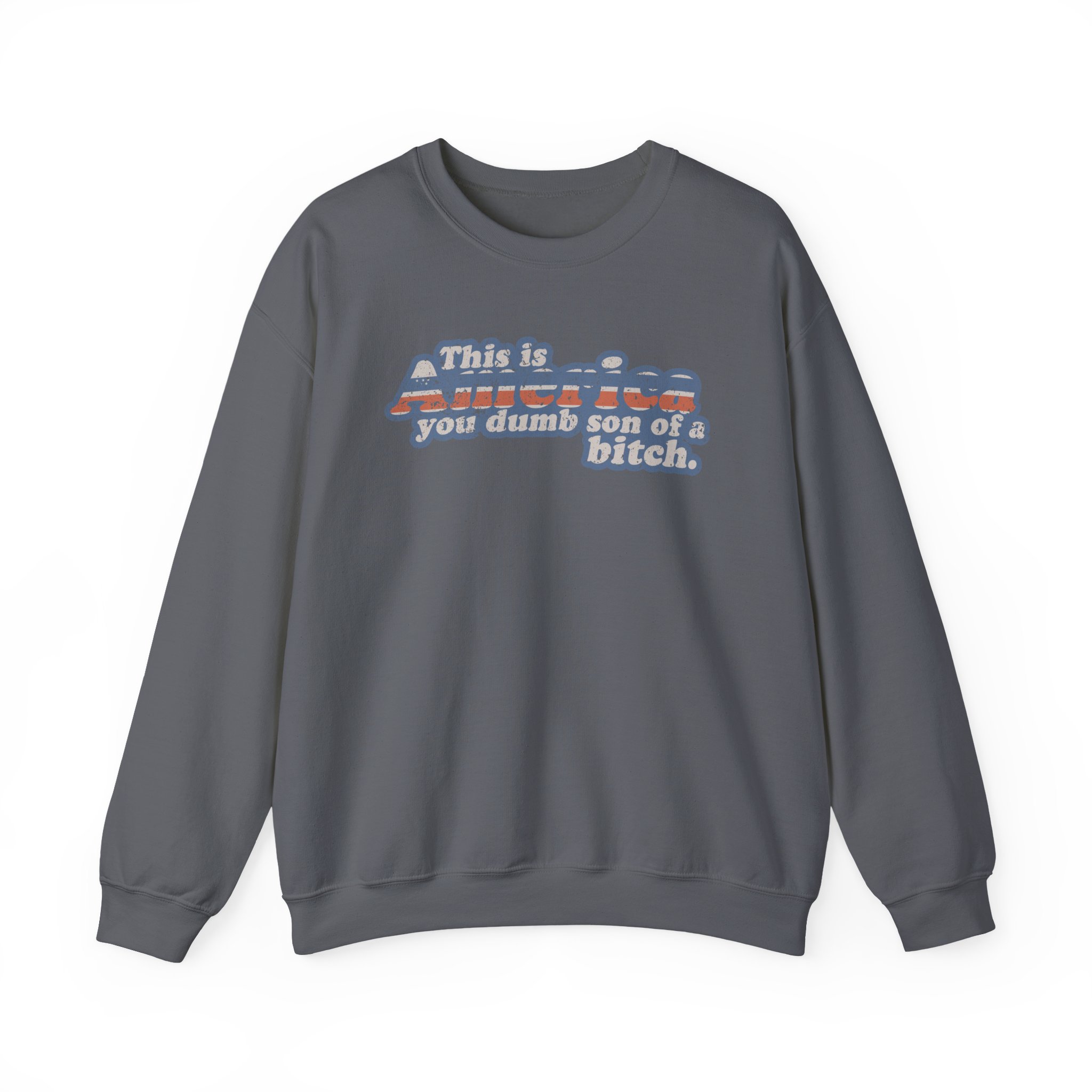 Ymh This Is America Unisex Heavy Blendâ„¢ Crewneck Sweatshirt