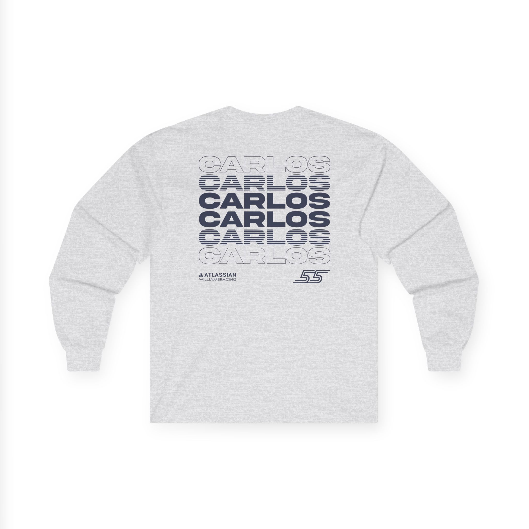Carlos Sainz Atlassian Williams Racing Unisex Ultra Cotton Long Sleeve Tee