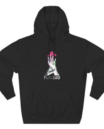 Placebo Flower Hand Three-Panel Fleece Hoodie