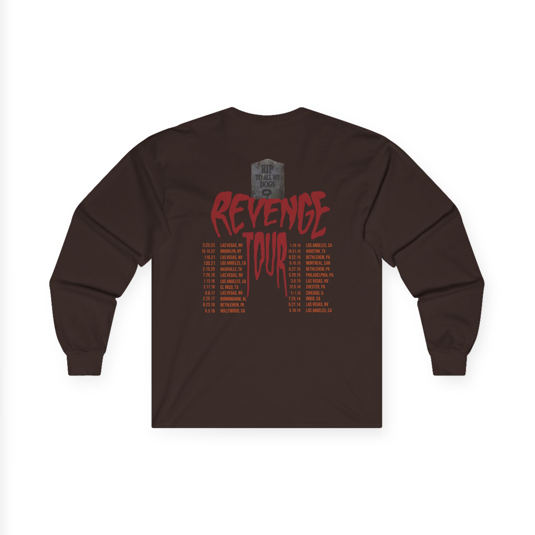 Caleb Plant 10 Year Anniversary Revenge Tour Unisex Ultra Cotton Long Sleeve Tee