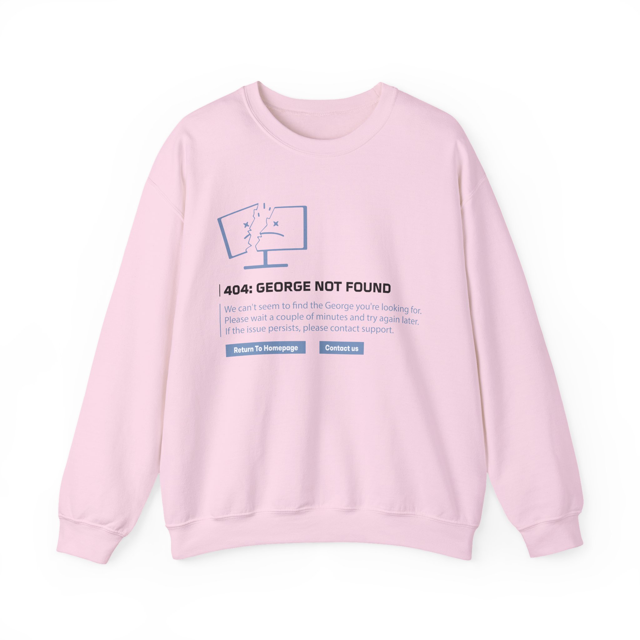 Georgenotfound 404 Unisex Heavy Blendâ„¢ Crewneck Sweatshirt