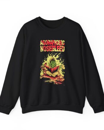 Agoraphobic Nosebleed Octo Book Unisex Heavy Blend™ Crewneck Sweatshirt