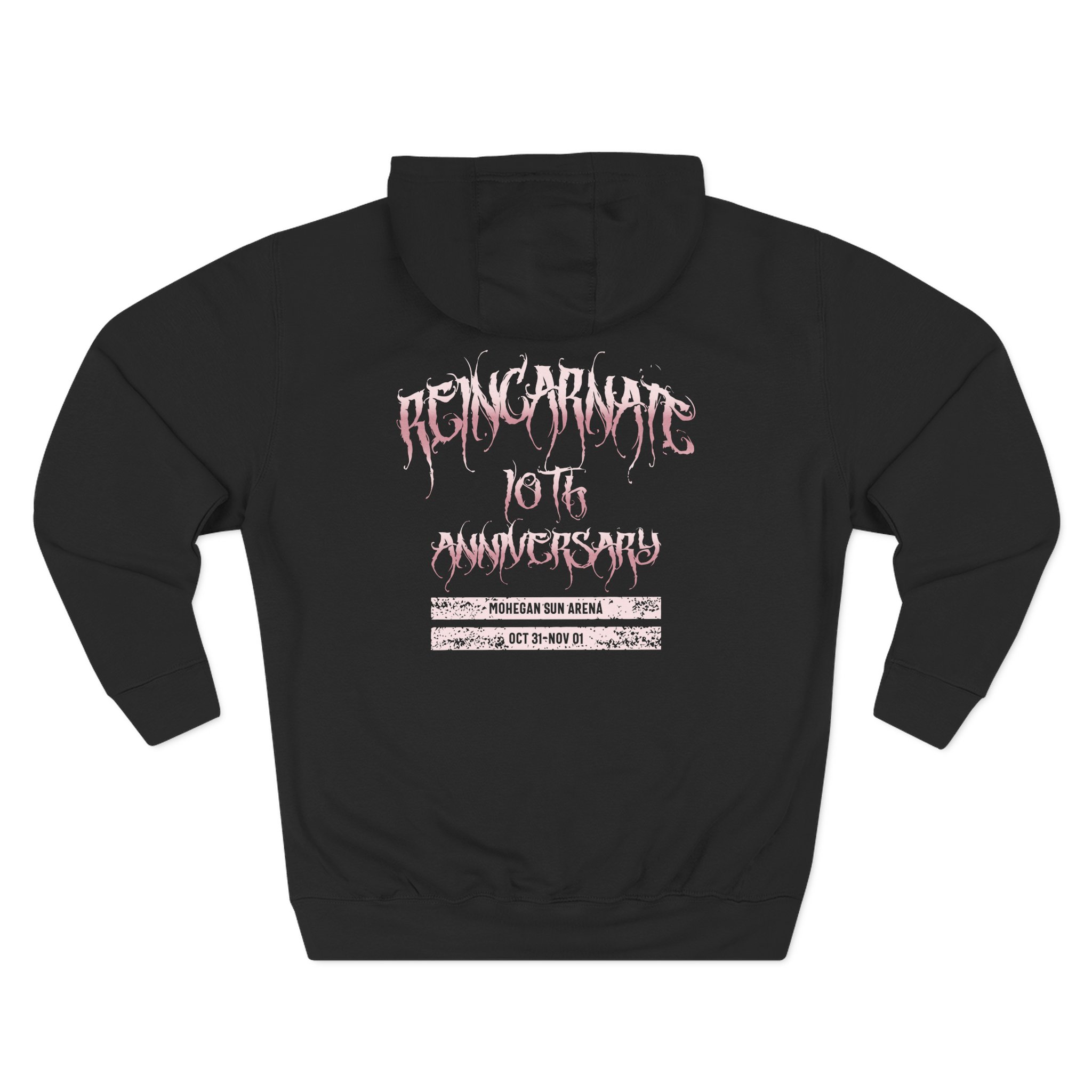 Motionless in White Reincarnate 10 Year Apocalypse Fest Three-Panel Fleece Hoodie
