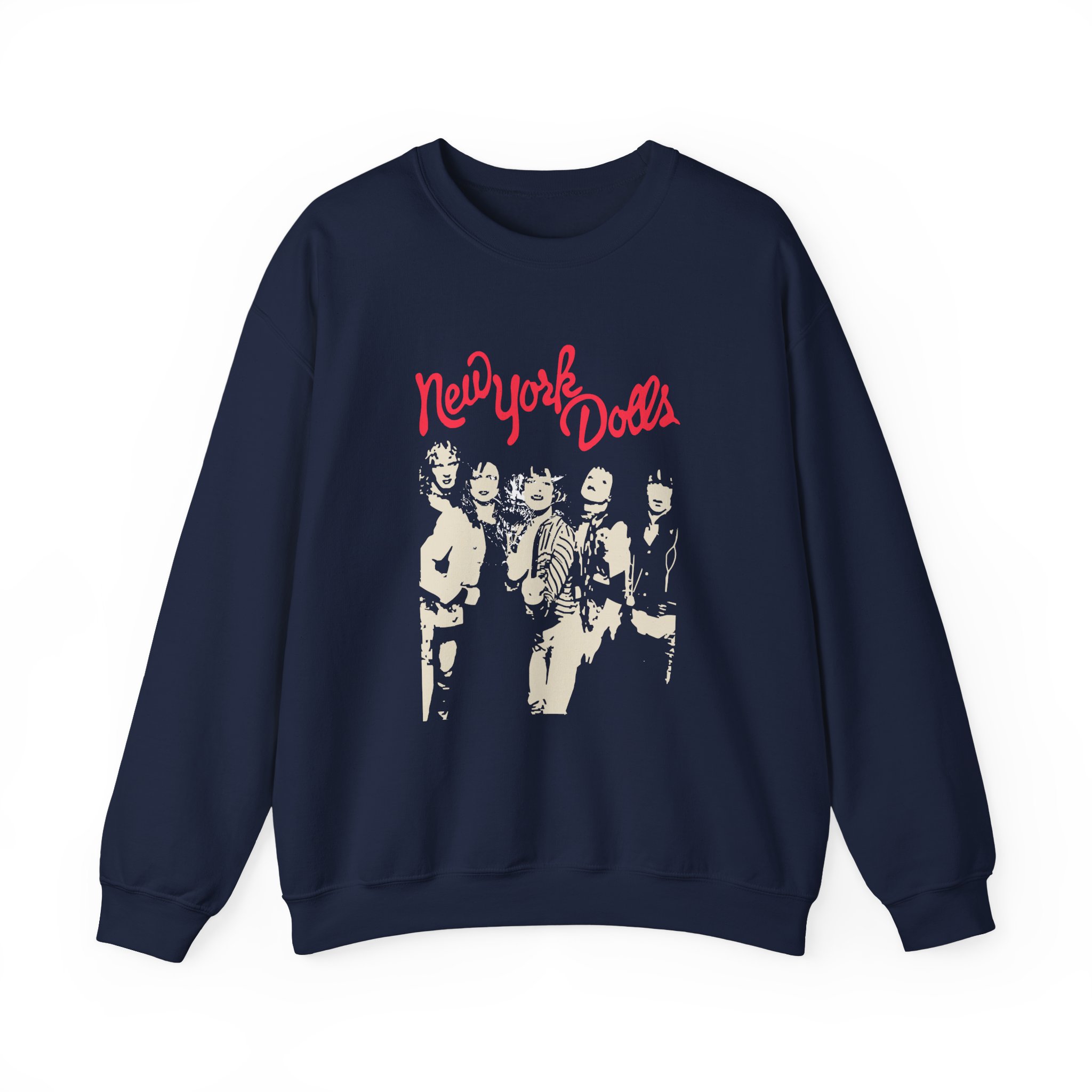 New York Dolls Trash Photo Unisex Heavy Blendâ„¢ Crewneck Sweatshirt