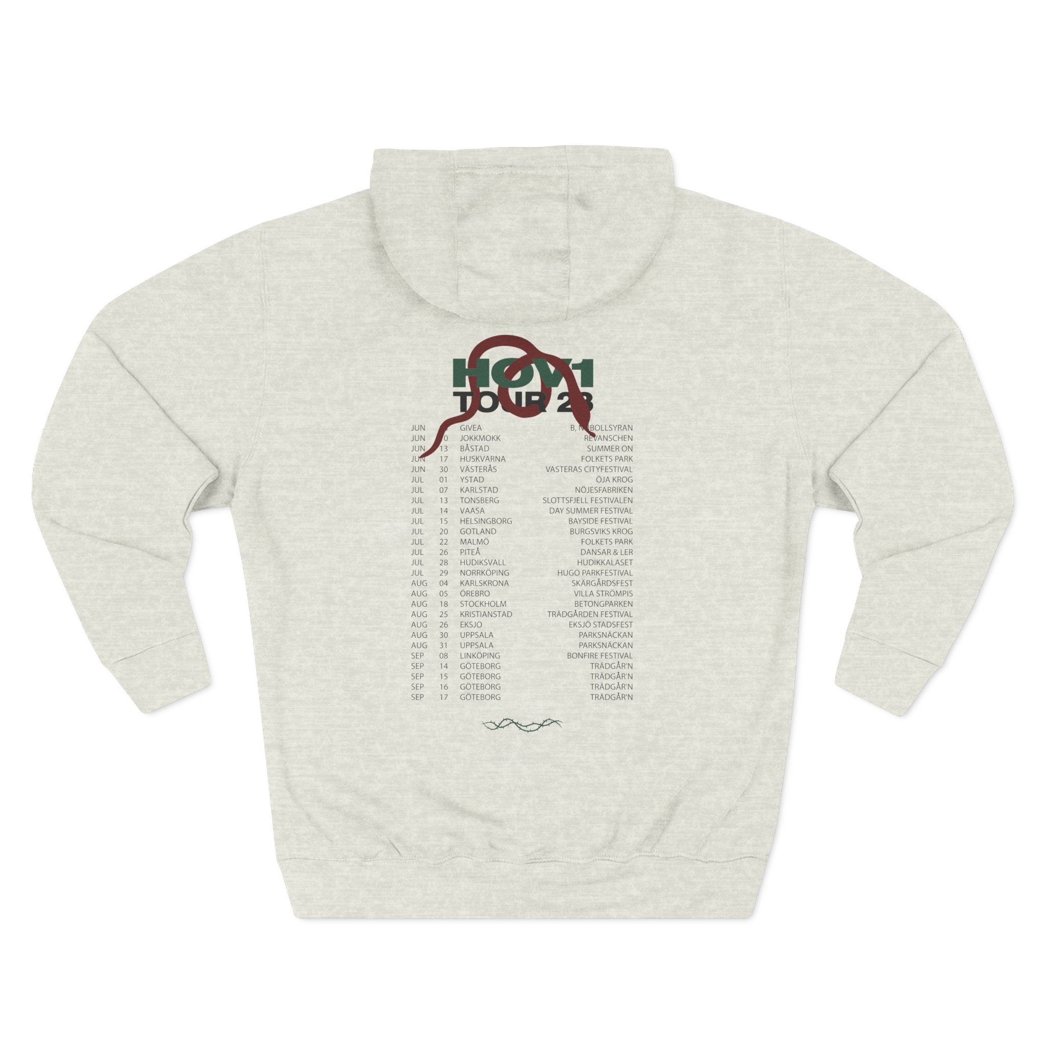 Hov1 Tour 2025 Three-Panel Fleece Hoodie