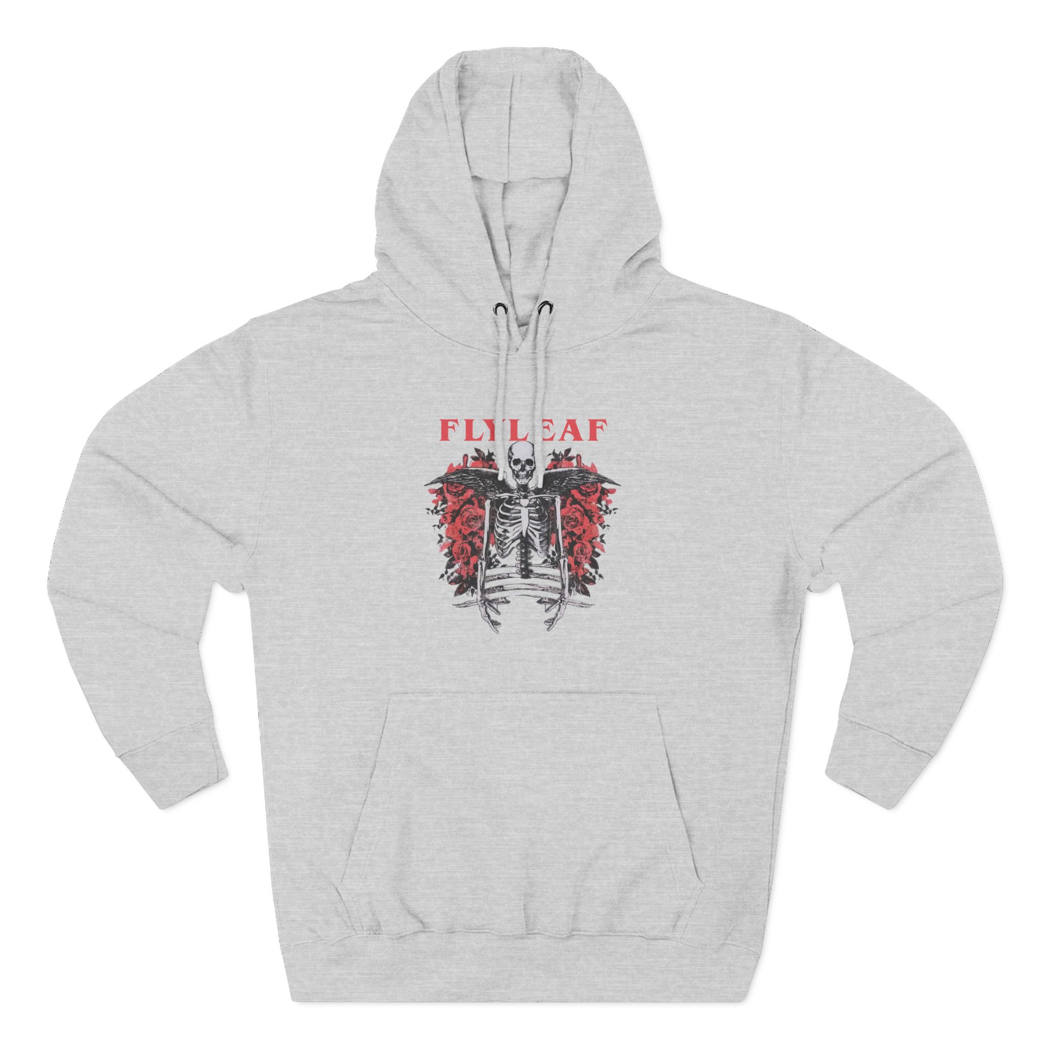 Flyleaf Skeleton Angel Three-Panel Fleece Hoodie