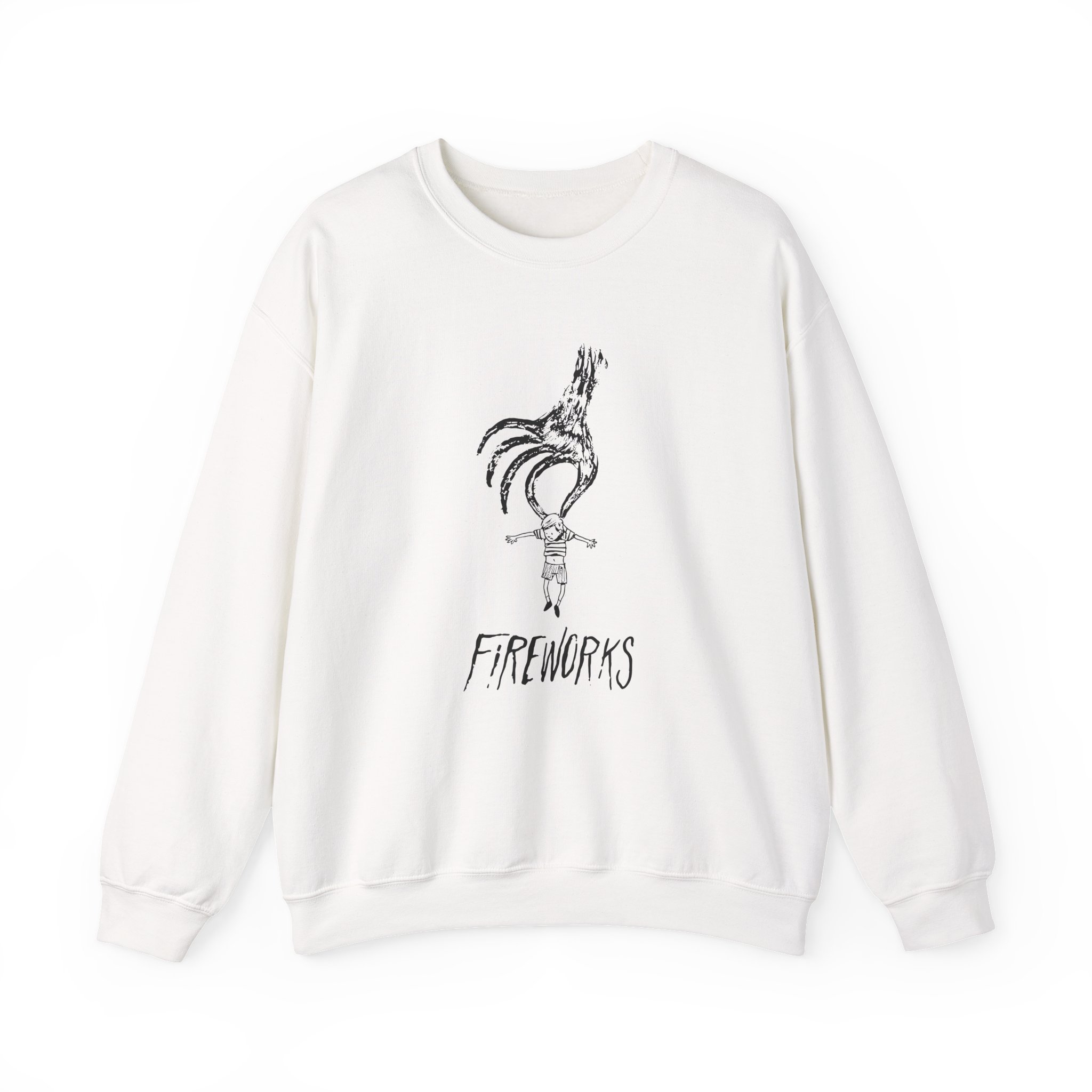 Fireworks Hand Unisex Heavy Blendâ„¢ Crewneck Sweatshirt