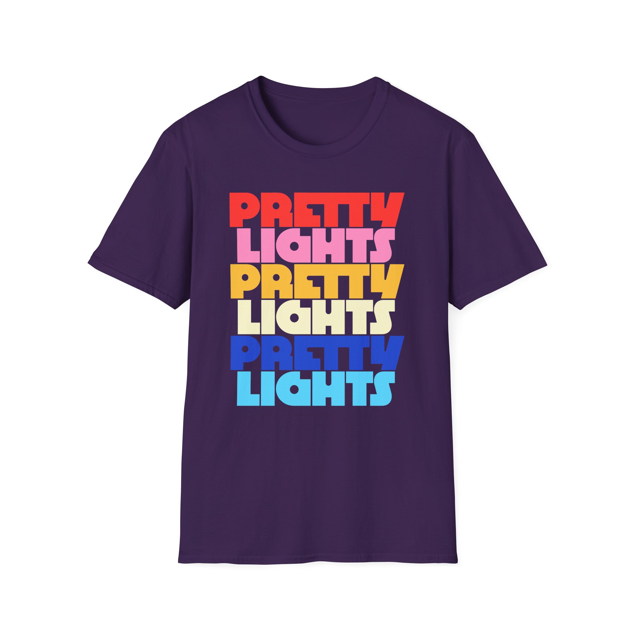 Pretty Lights Rainbow Unisex Softstyle T-Shirt