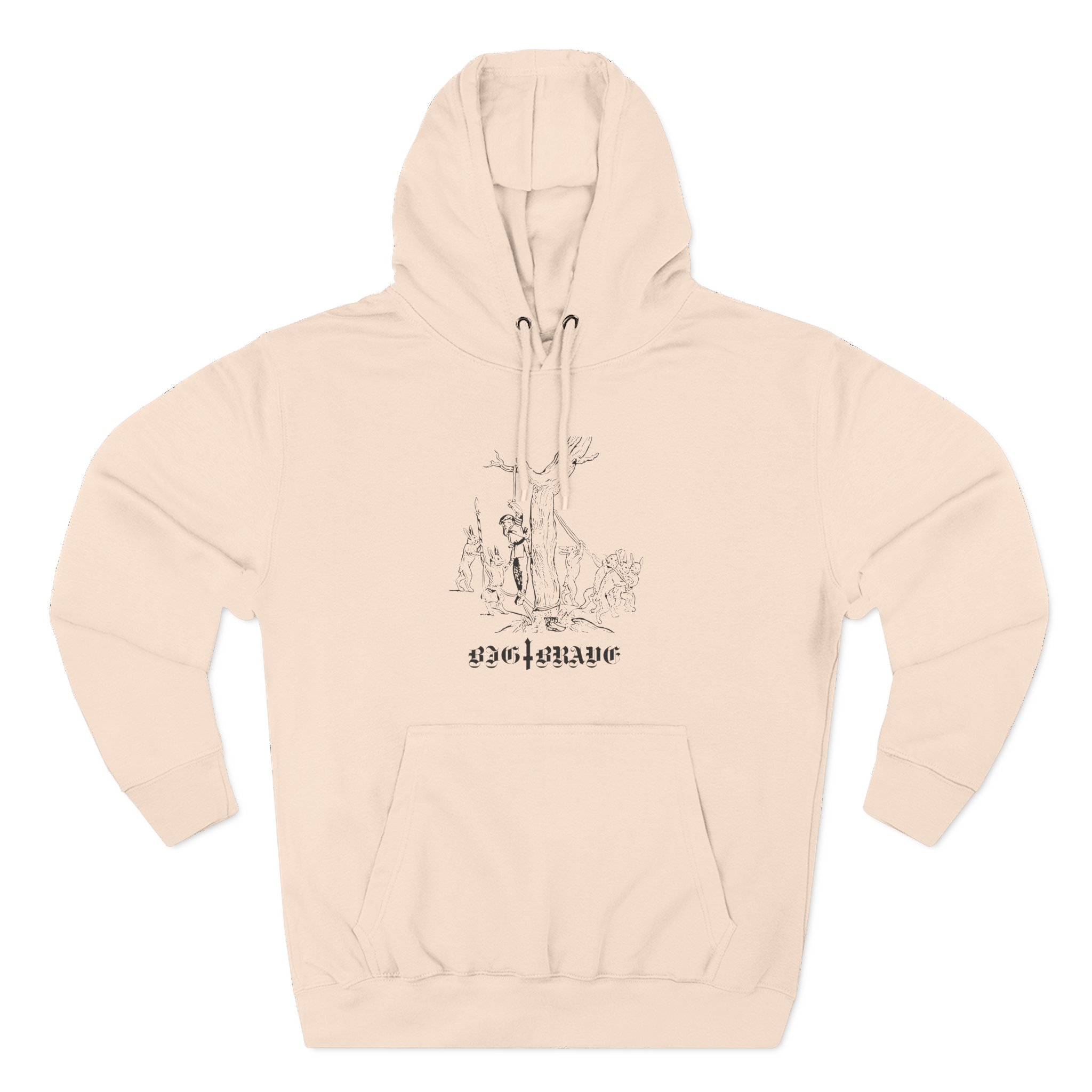 Big Brave Three-Panel Fleece Hoodie