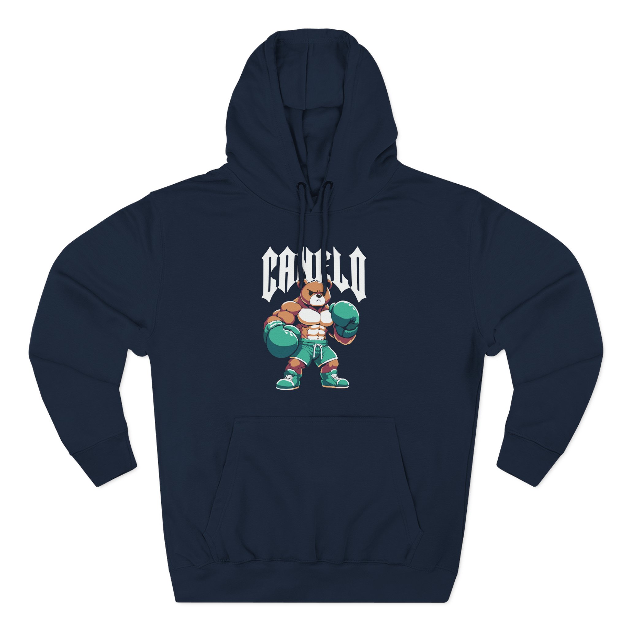 Canelo Teddy Bear Three-Panel Fleece Hoodie