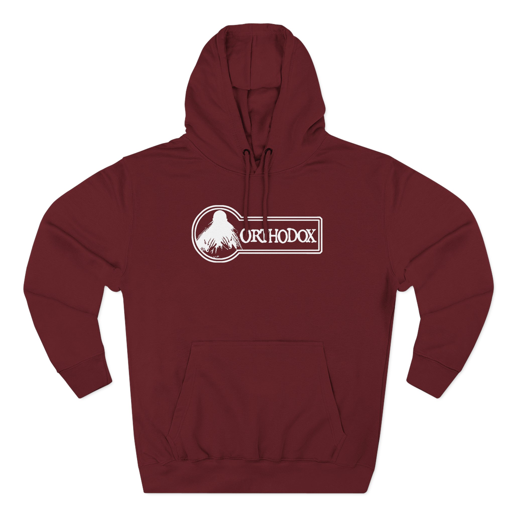 Orthodox Violet Logo Three-Panel Fleece Hoodie