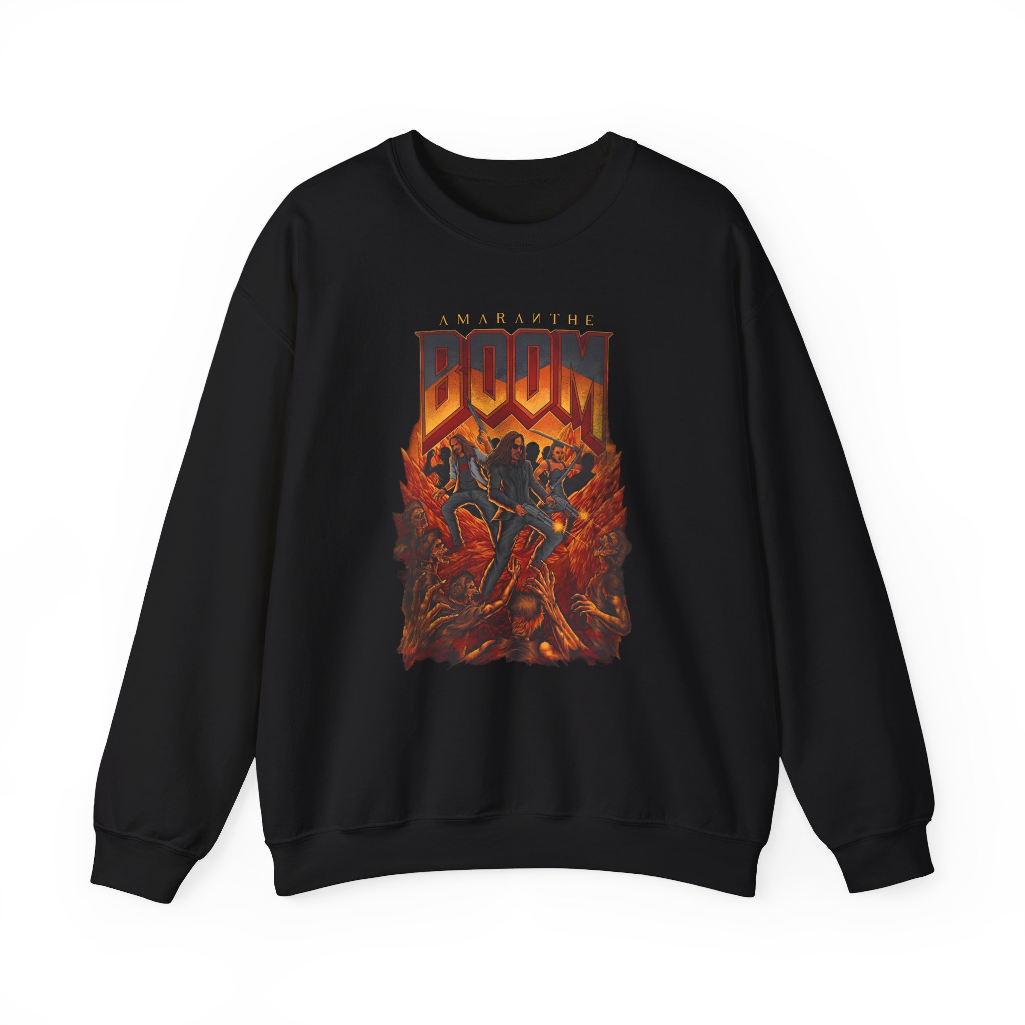 Amaranthe Boom Single Unisex Heavy Blendâ„¢ Crewneck Sweatshirt