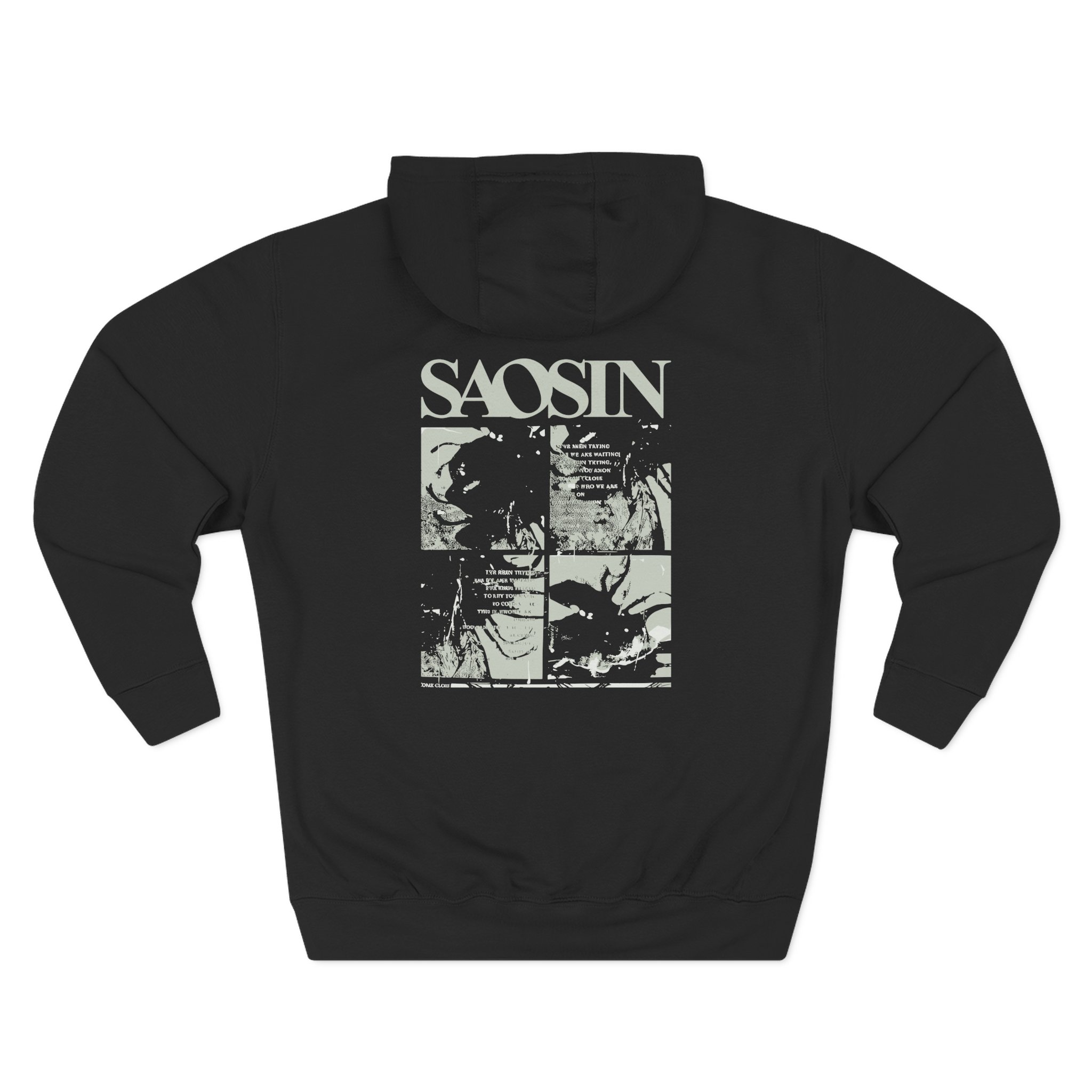 Saosin Three-Panel Fleece Hoodie