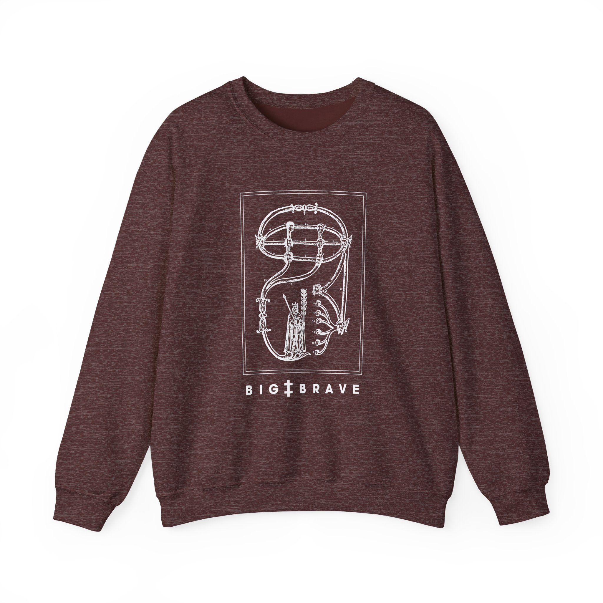 Big Brave B$B Unisex Heavy Blendâ„¢ Crewneck Sweatshirt