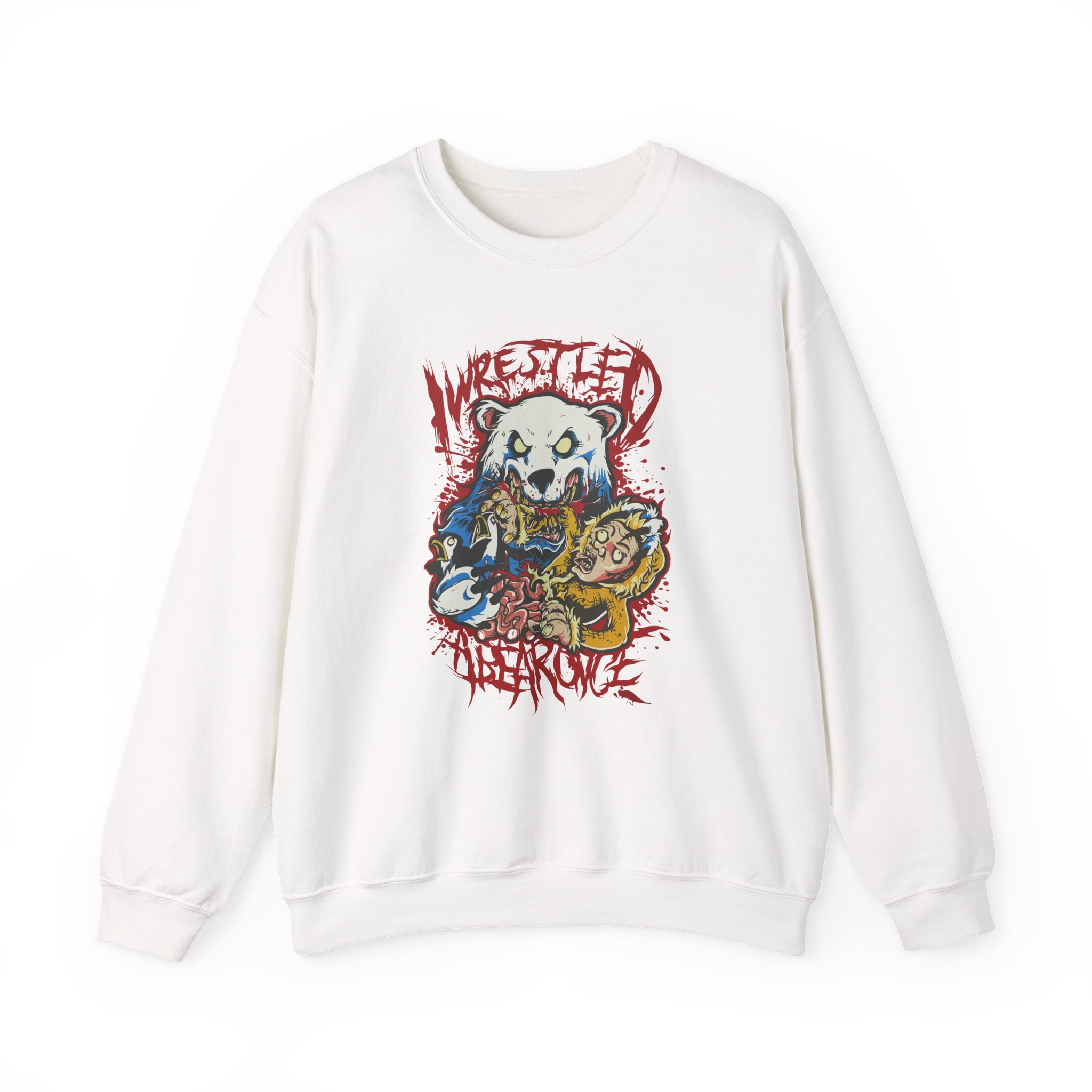 Iwrestledabearonce Unisex Heavy Blendâ„¢ Crewneck Sweatshirt