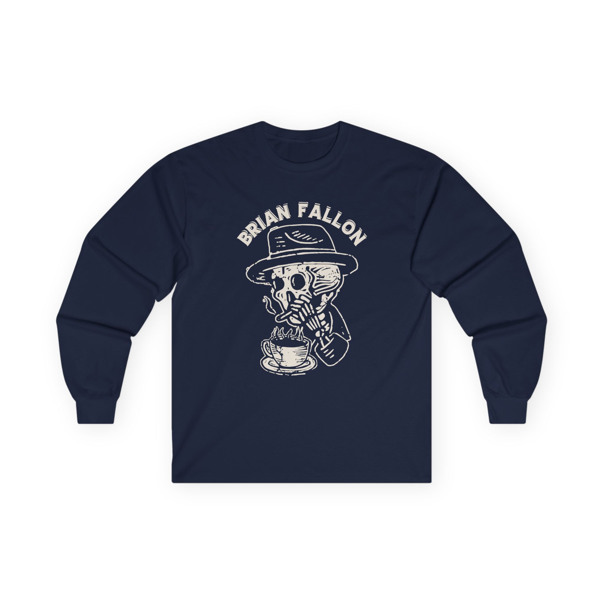 Brian Fallon Smoking Skeleton Unisex Ultra Cotton Long Sleeve Tee