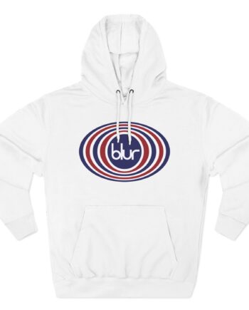 Blur Three-Panel Fleece Hoodie