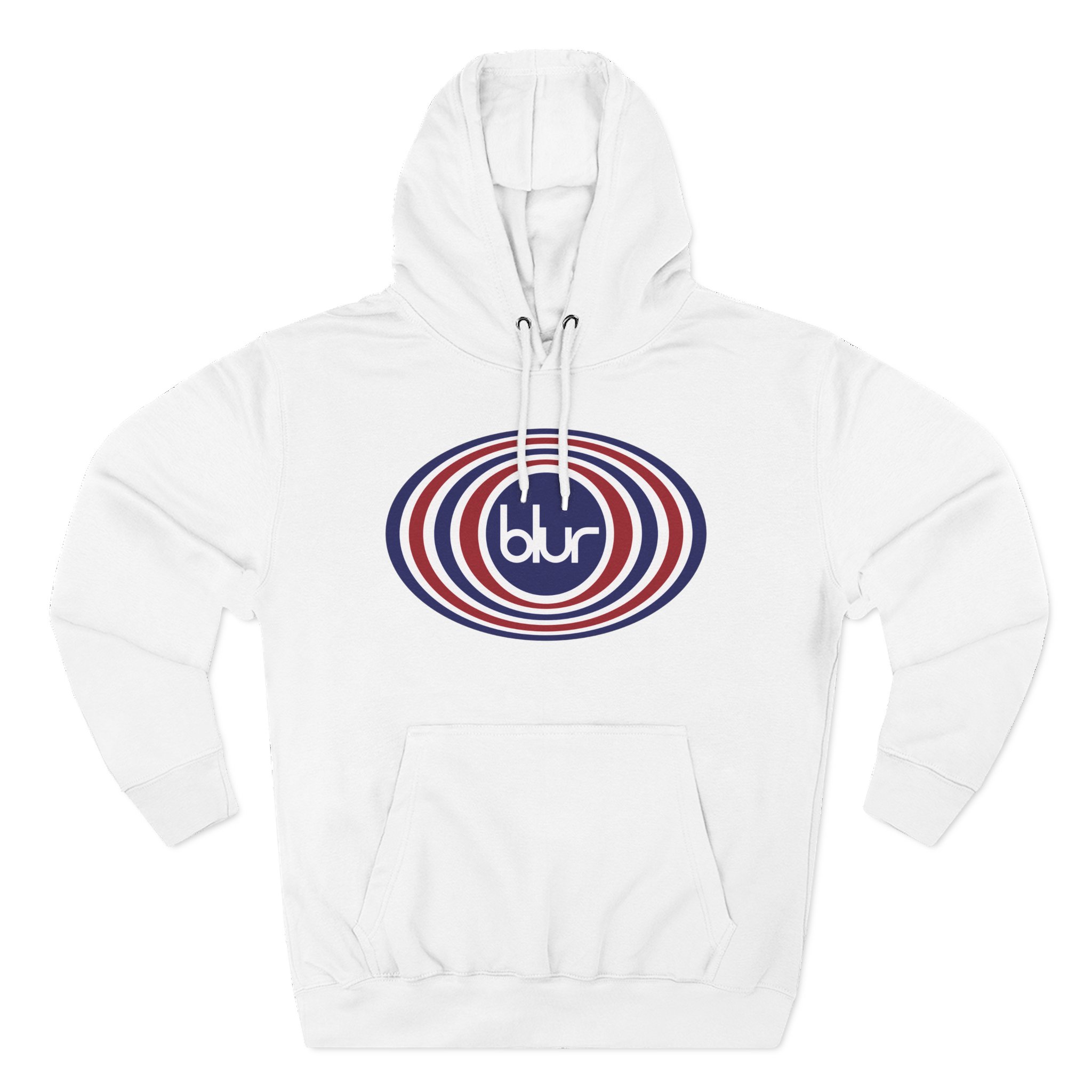 Blur Three-Panel Fleece Hoodie