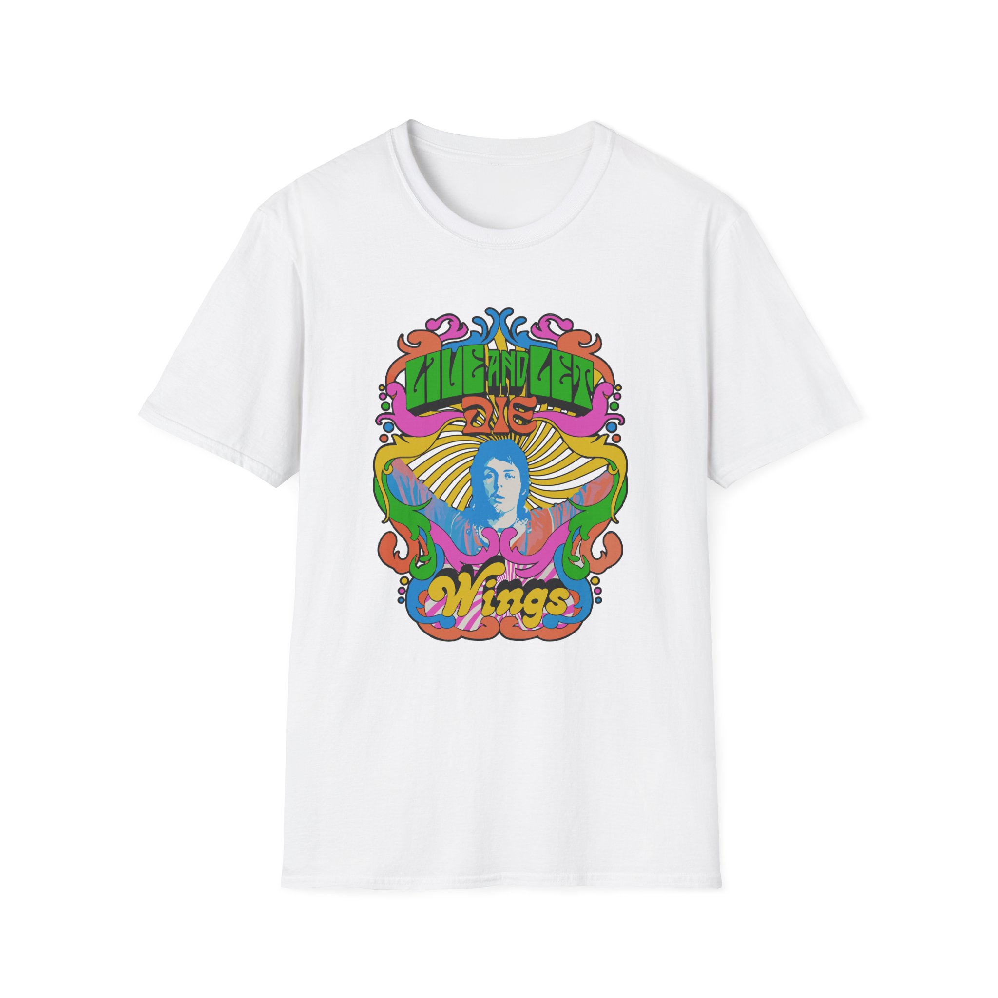 Wings Live And Let Die Unisex Softstyle T-Shirt