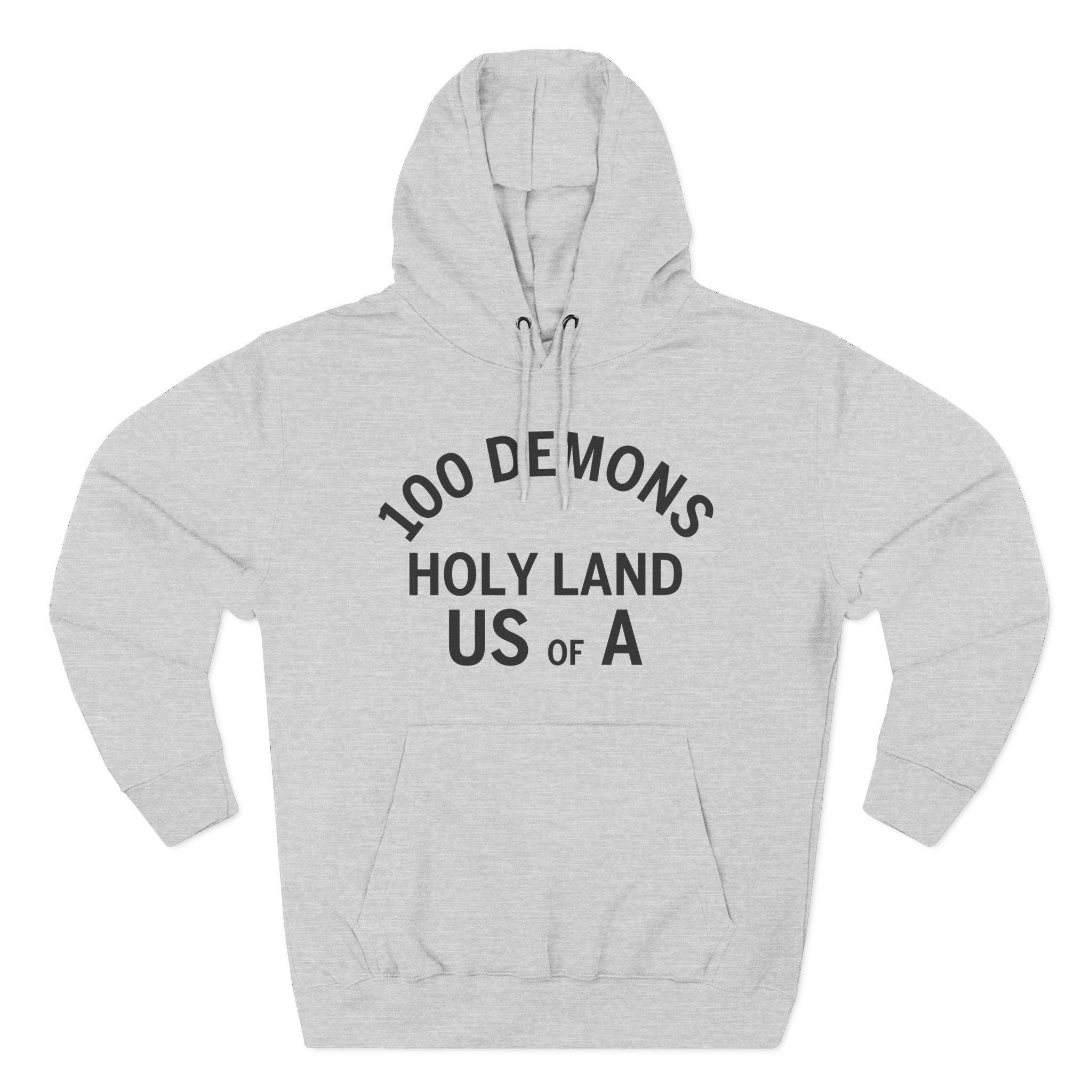 100 Demons Holyland Three-Panel Fleece Hoodie