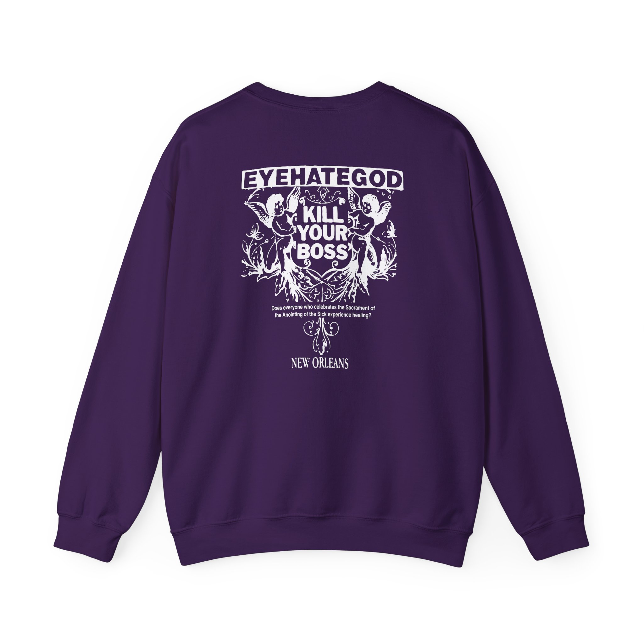 Eyehategod Kill Your Boss Unisex Heavy Blendâ„¢ Crewneck Sweatshirt