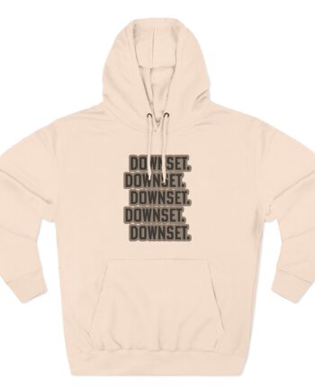 Downset Three-Panel Fleece Hoodie