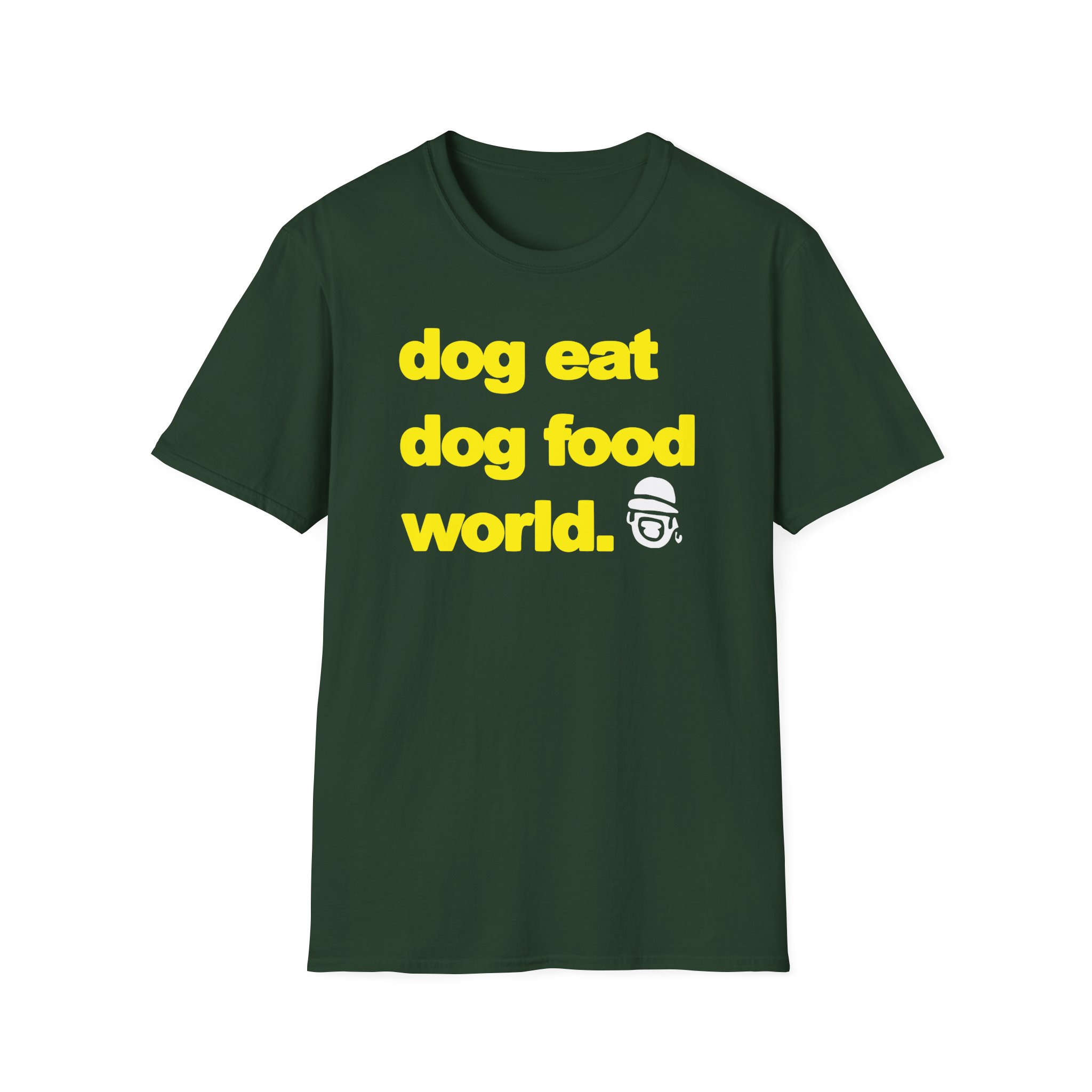 Dog Eat Dog Food World Unisex Softstyle T-Shirt