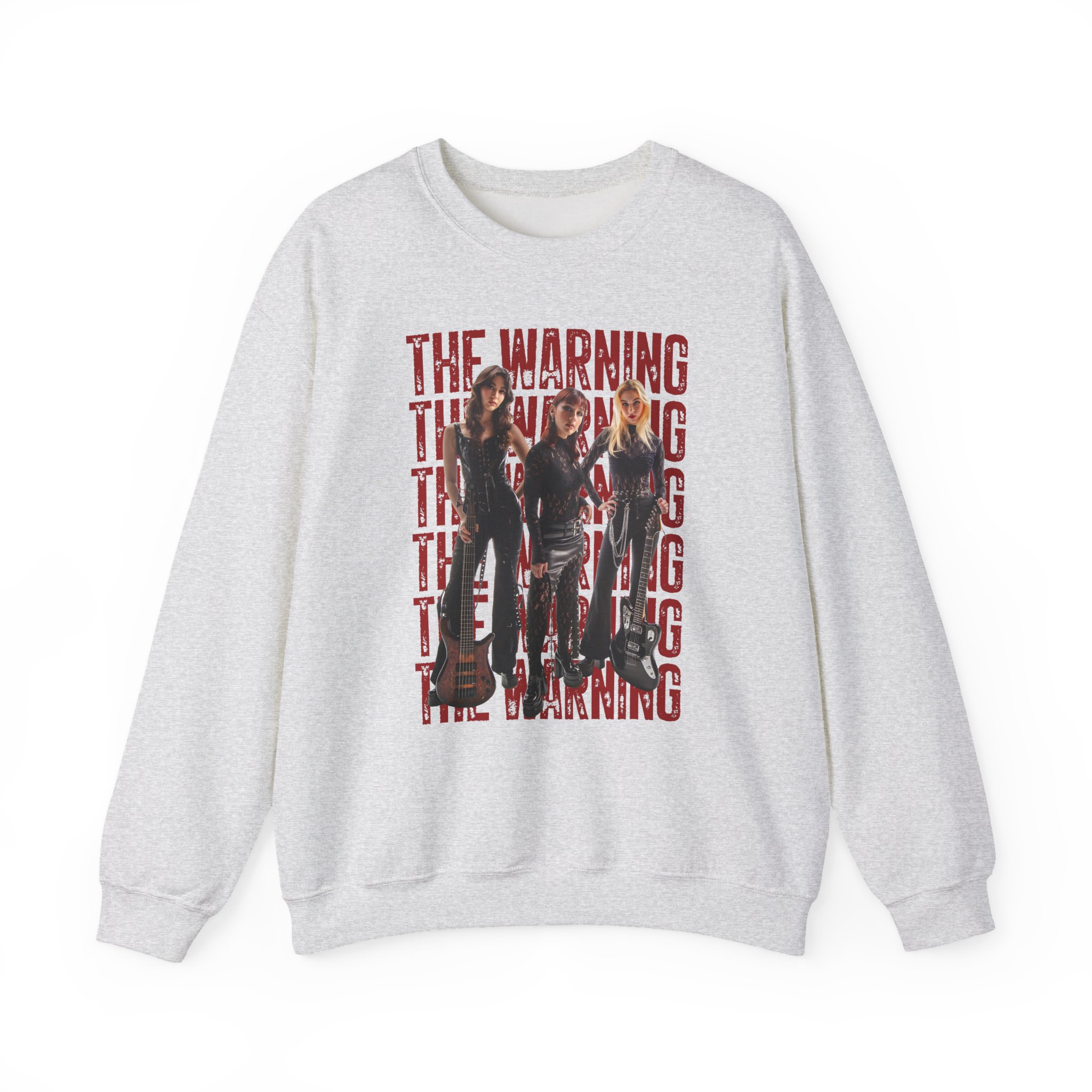 The Warning Stacked Unisex Heavy Blendâ„¢ Crewneck Sweatshirt