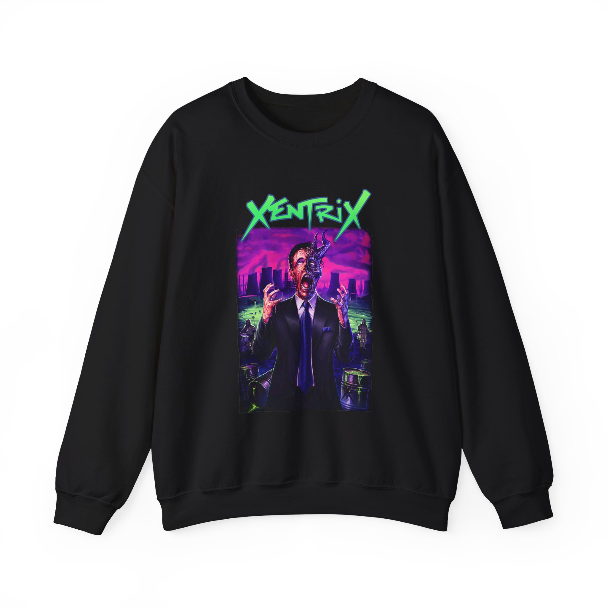 Xentrix Facemelt Unisex Heavy Blendâ„¢ Crewneck Sweatshirt