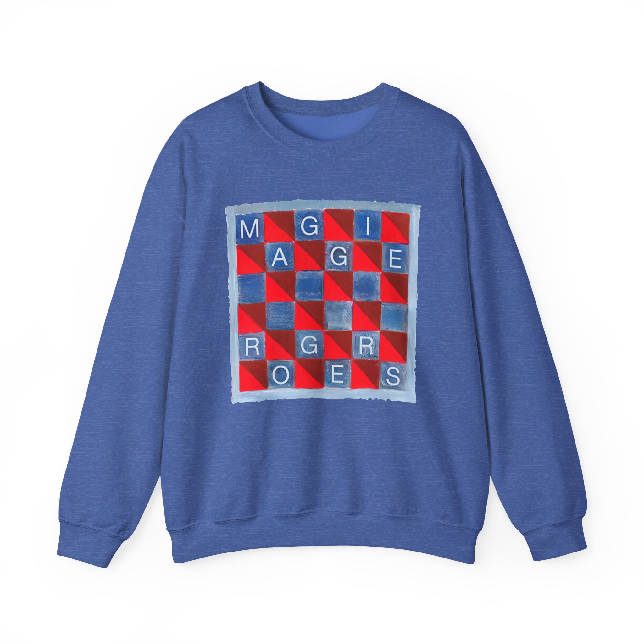 Maggie Rogers Checkmate Unisex Heavy Blendâ„¢ Crewneck Sweatshirt