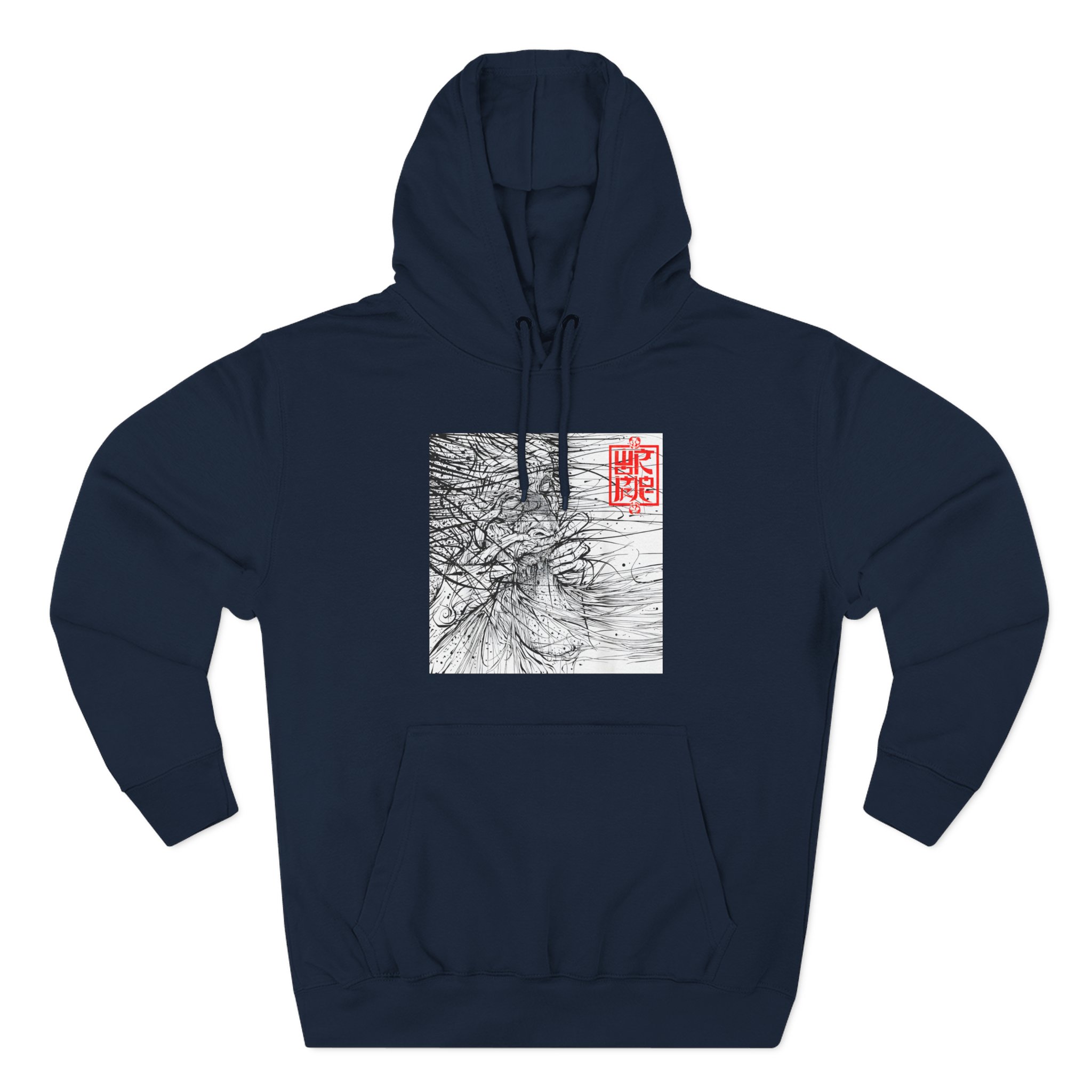 Wormrot Jawripper Three-Panel Fleece Hoodie