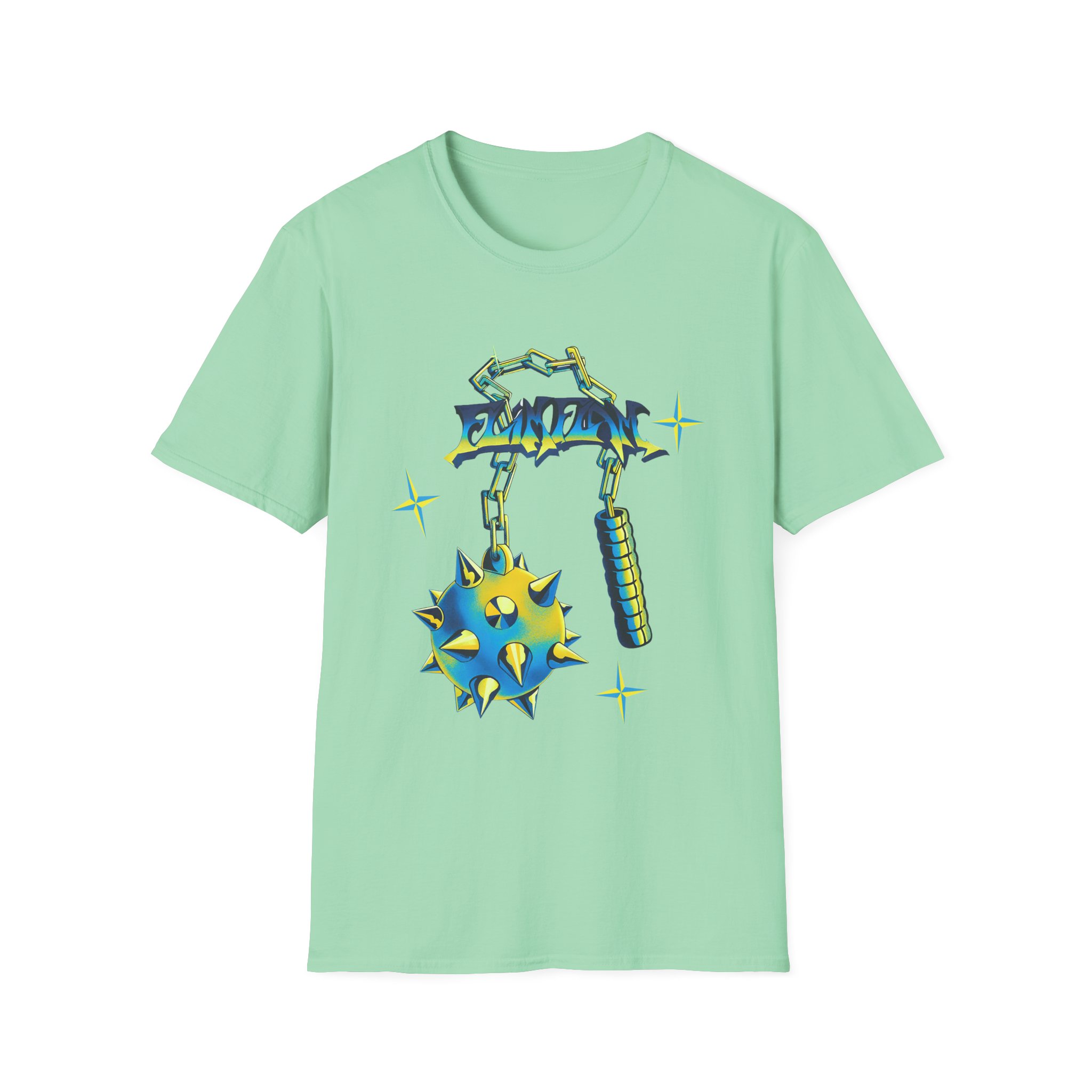 Flamingo Flim Flail Unisex Softstyle T-Shirt