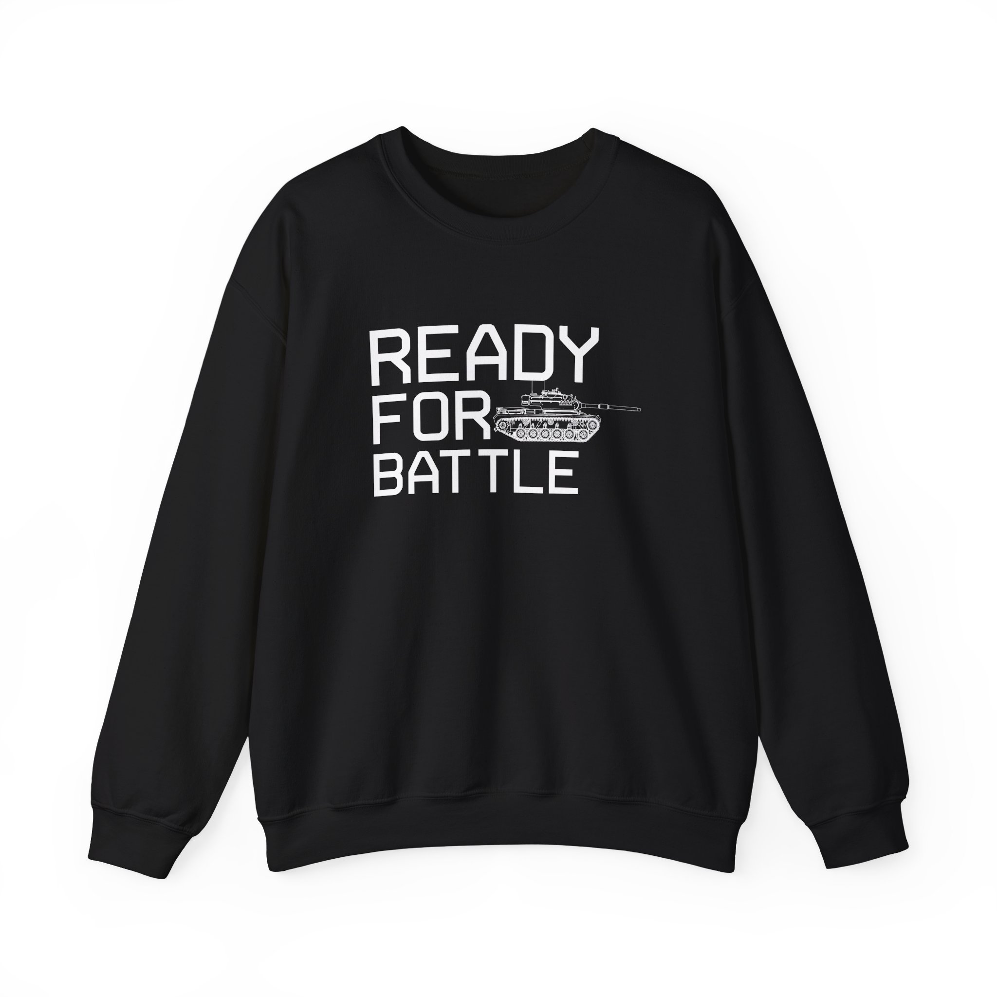 World of Tank Ready for Battle Unisex Heavy Blendâ„¢ Crewneck Sweatshirt