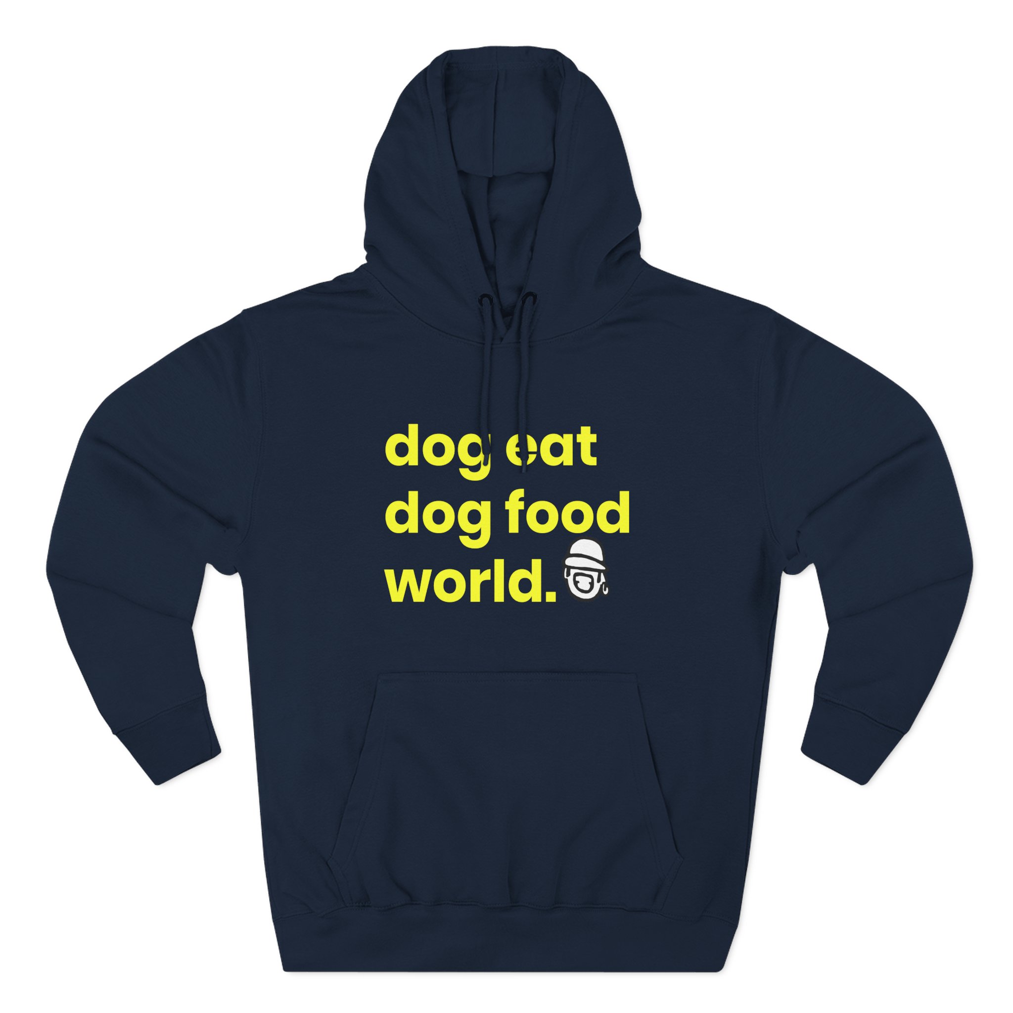 Niko B Dog Eat Dog Food World Three-panel Fleece Hoodie