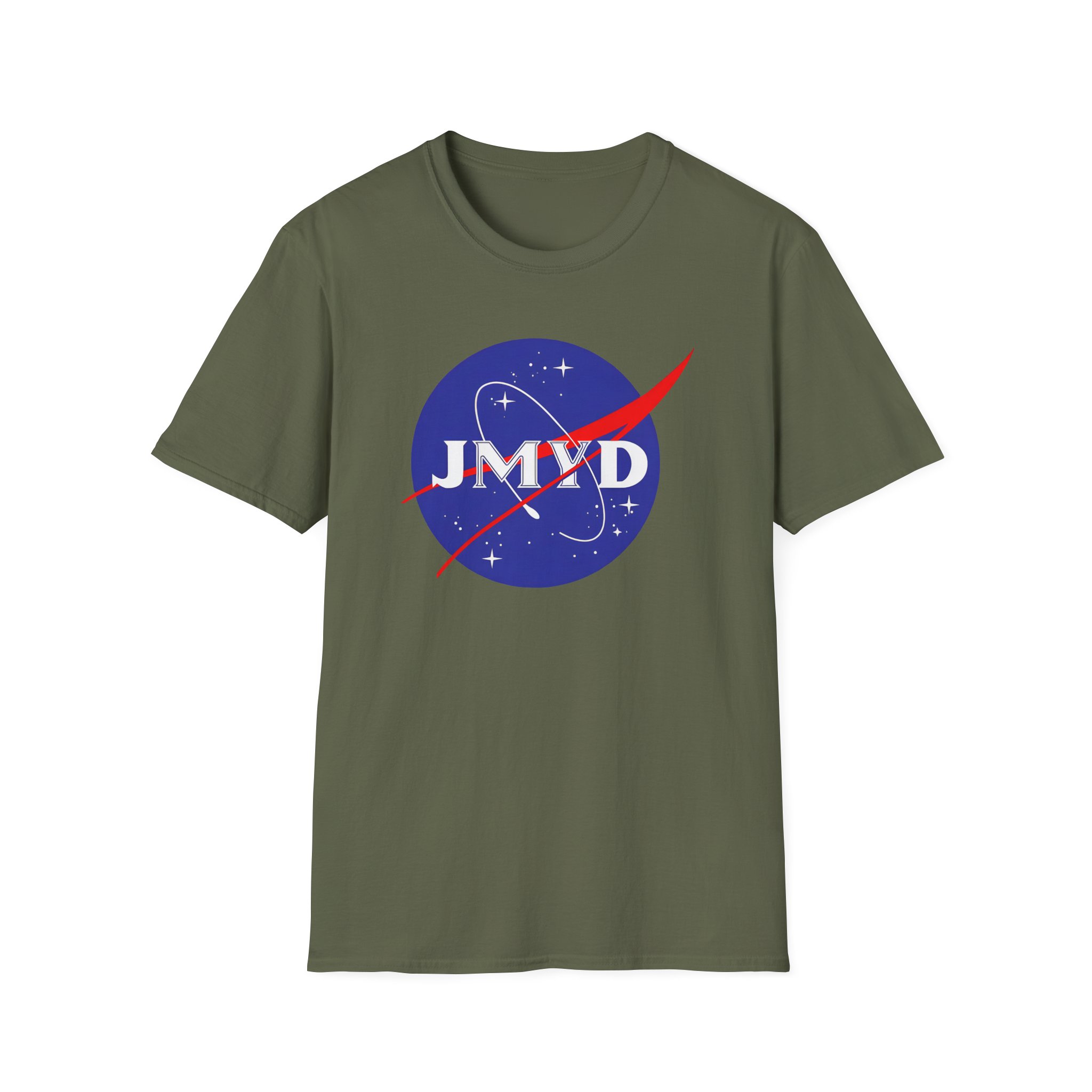 Ymh JMYD: Space Explorers Unisex Softstyle T-Shirt