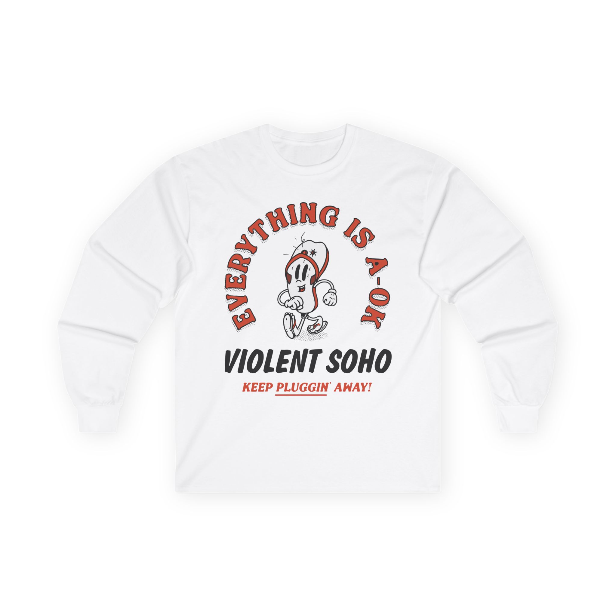 Violent Soho Keep on Pluggin Unisex Ultra Cotton Long Sleeve Tee