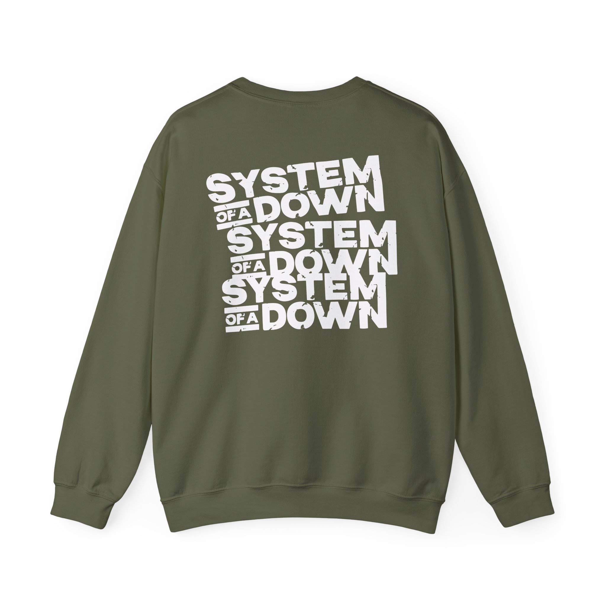 System of a Down Awake Distressed Unisex Heavy Blendâ„¢ Crewneck Sweatshirt