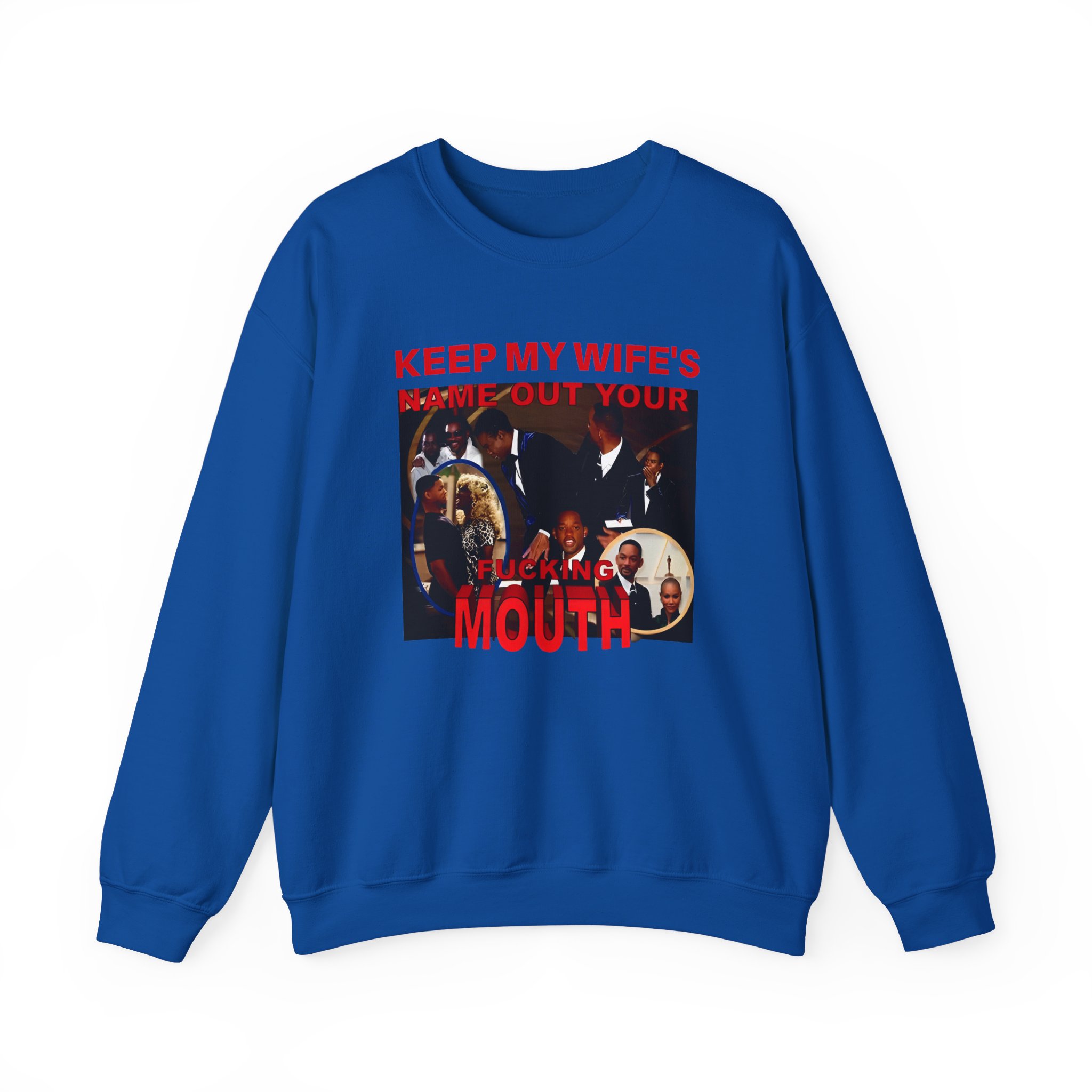 Will Smith Chris Rock Oscars Academy Awards Unisex Heavy Blendâ„¢ Crewneck Sweatshirt