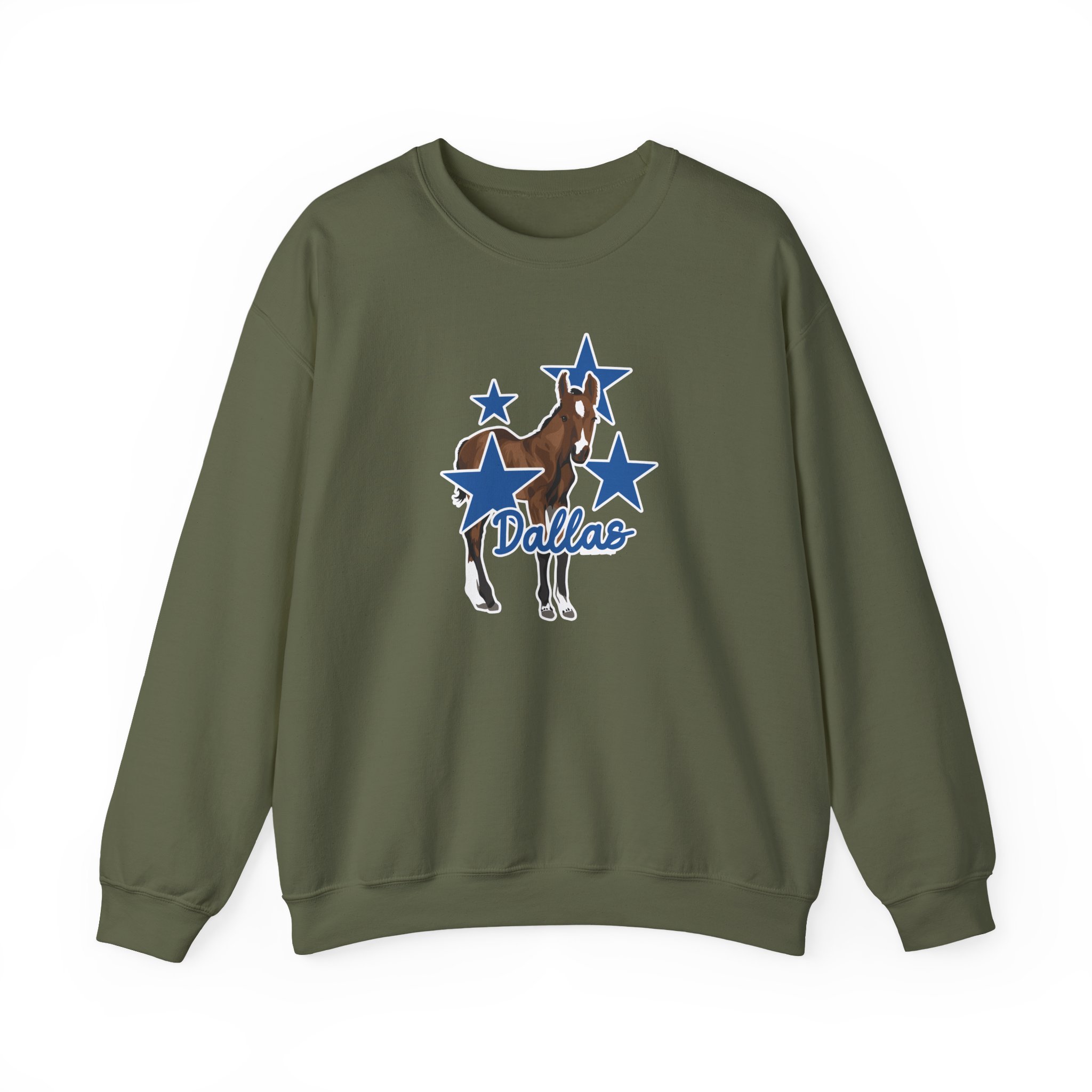 Katie Van Slyke Dallas Unisex Heavy Blendâ„¢ Crewneck Sweatshirt