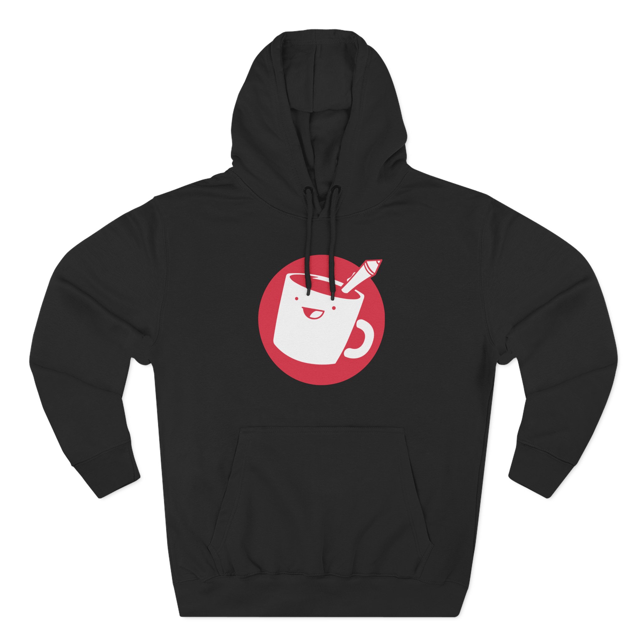 Drawfee Logo Three-Panel Fleece Hoodie