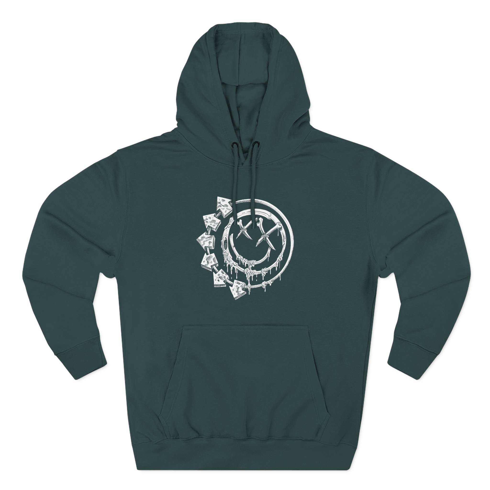 Blink 182 - Bones Three-Panel Fleece Hoodie