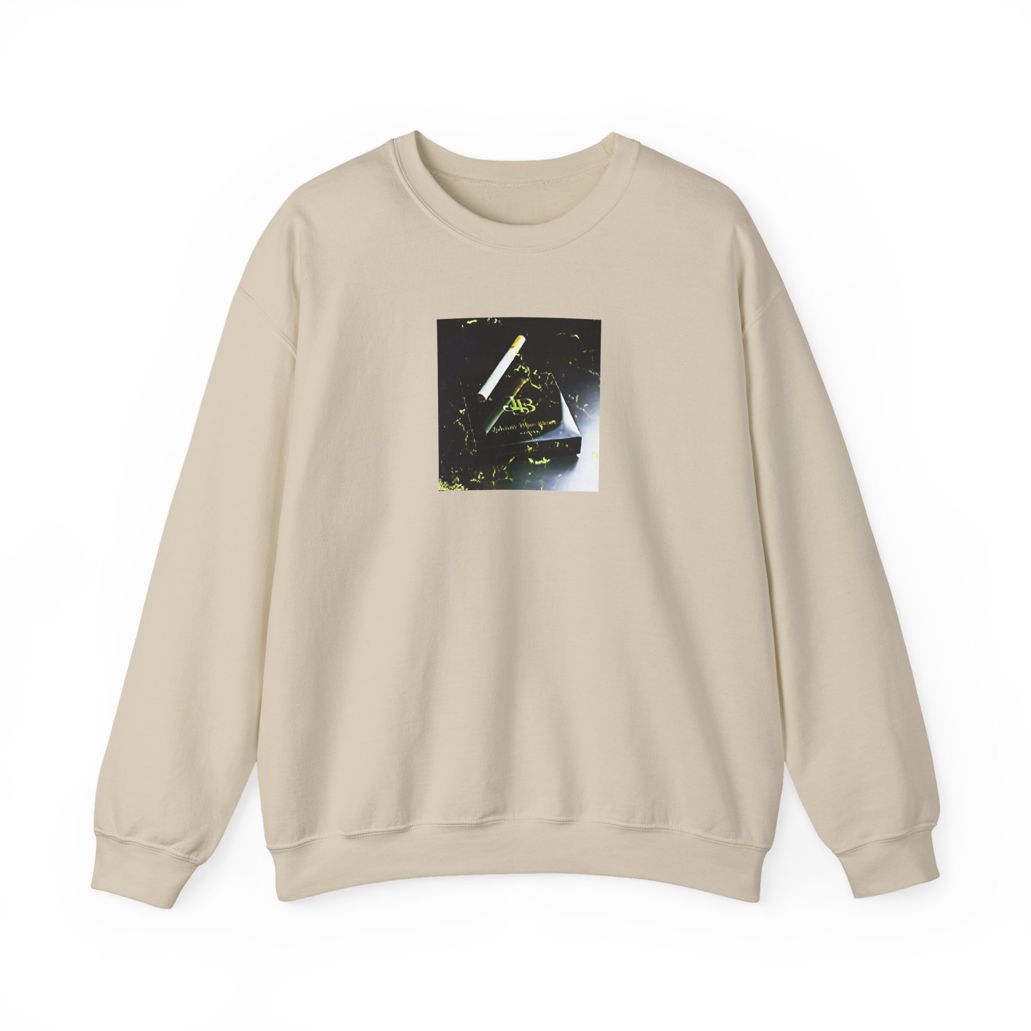 Sturgill Simpson Cigarette Box Unisex Heavy Blendâ„¢ Crewneck Sweatshirt