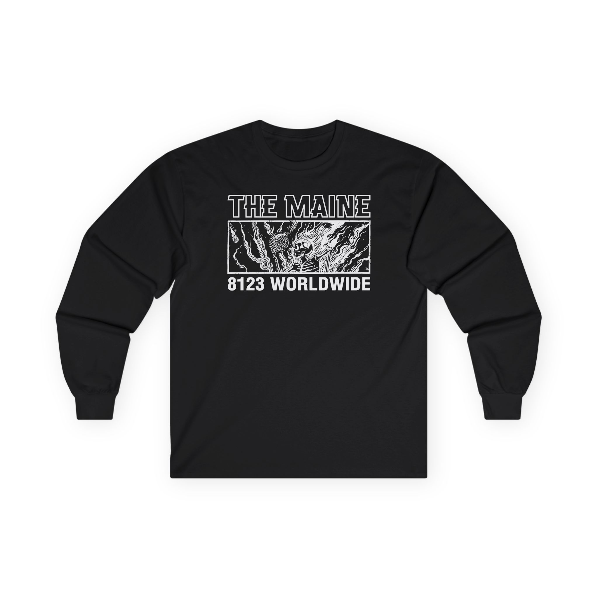 The Maine 8123 Wordwide Unisex Ultra Cotton Long Sleeve Tee
